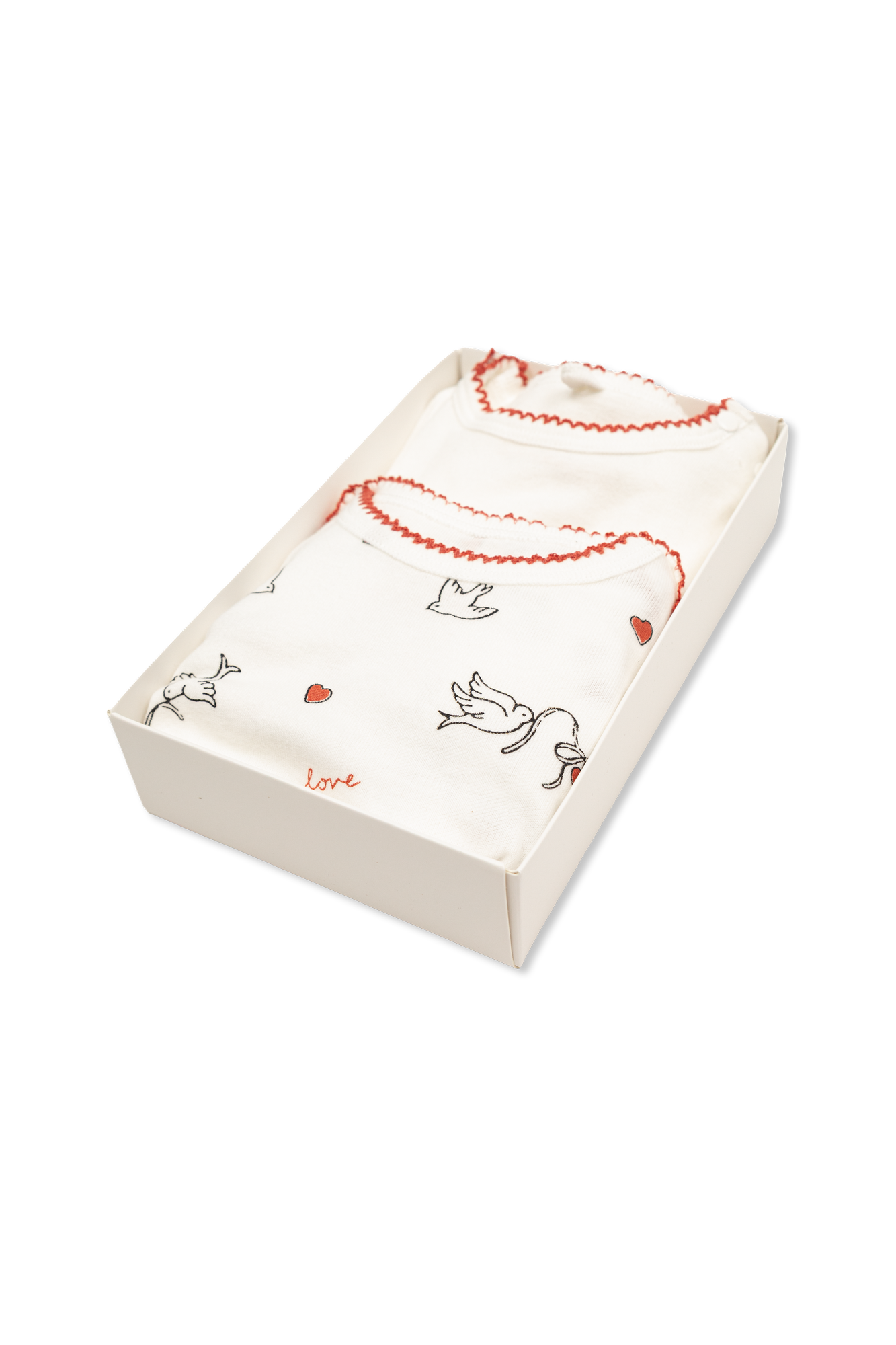 Stella McCartney Kids Dwupak Pajacyków Niemowlęcych, Unisex, Biały