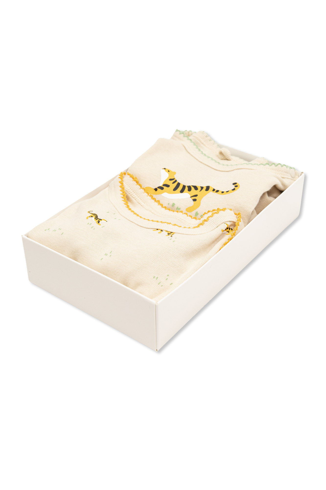 Stella McCartney Kids Dwupak Pajacyków Niemowlęcych, Unisex, Beżowy