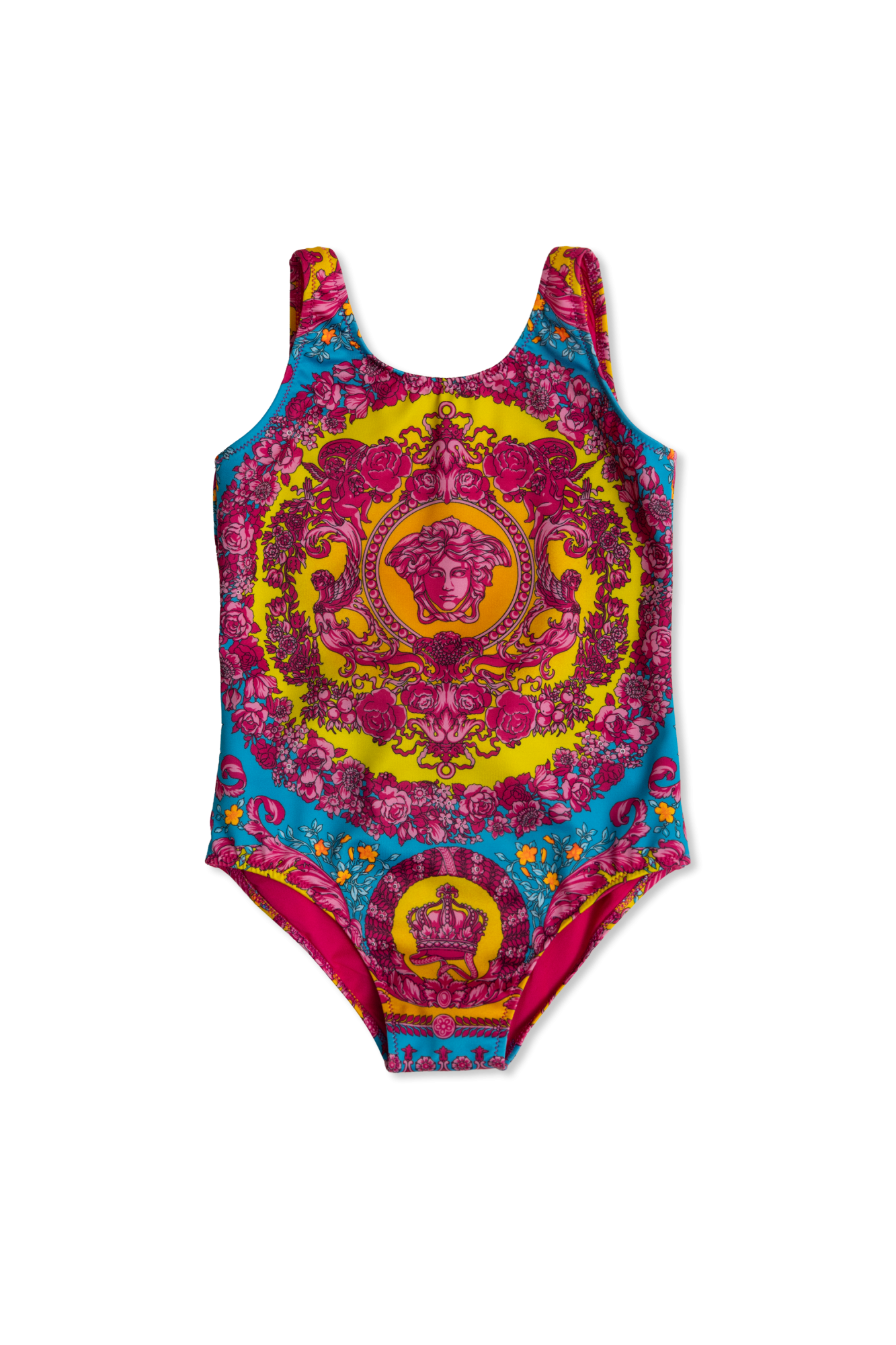 Versace Kids Jednoczęściowy Kostium Kąpielowy, Unisex, Multikolor