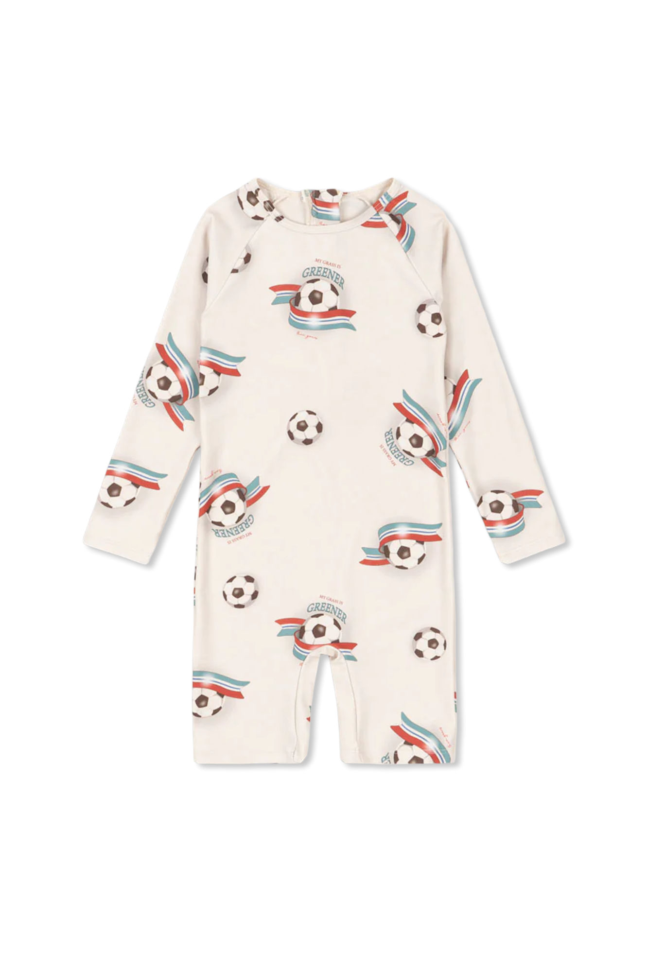 Konges Sløjd Jednoczęściowy Kostium Kąpielowy ‘Aster’, Unisex, Kremowy
