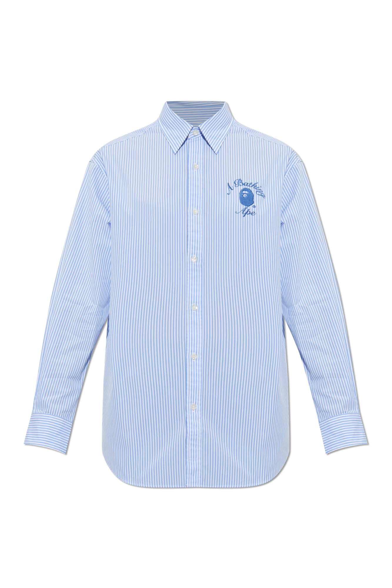A BATHING APE® Koszula Z Logo, Kobiety, Niebieski