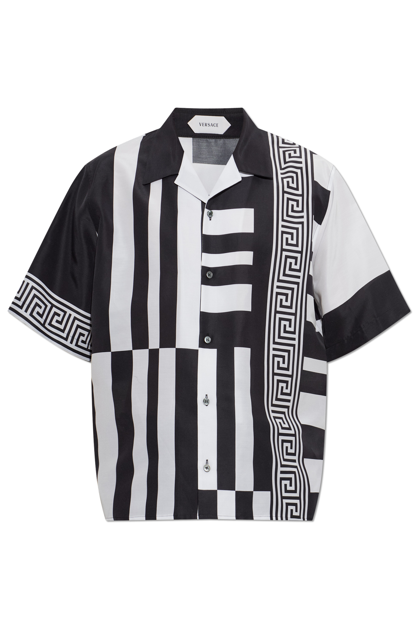Versace Koszula Z Krótkimi Rękawami, Mężczyźni, Biały