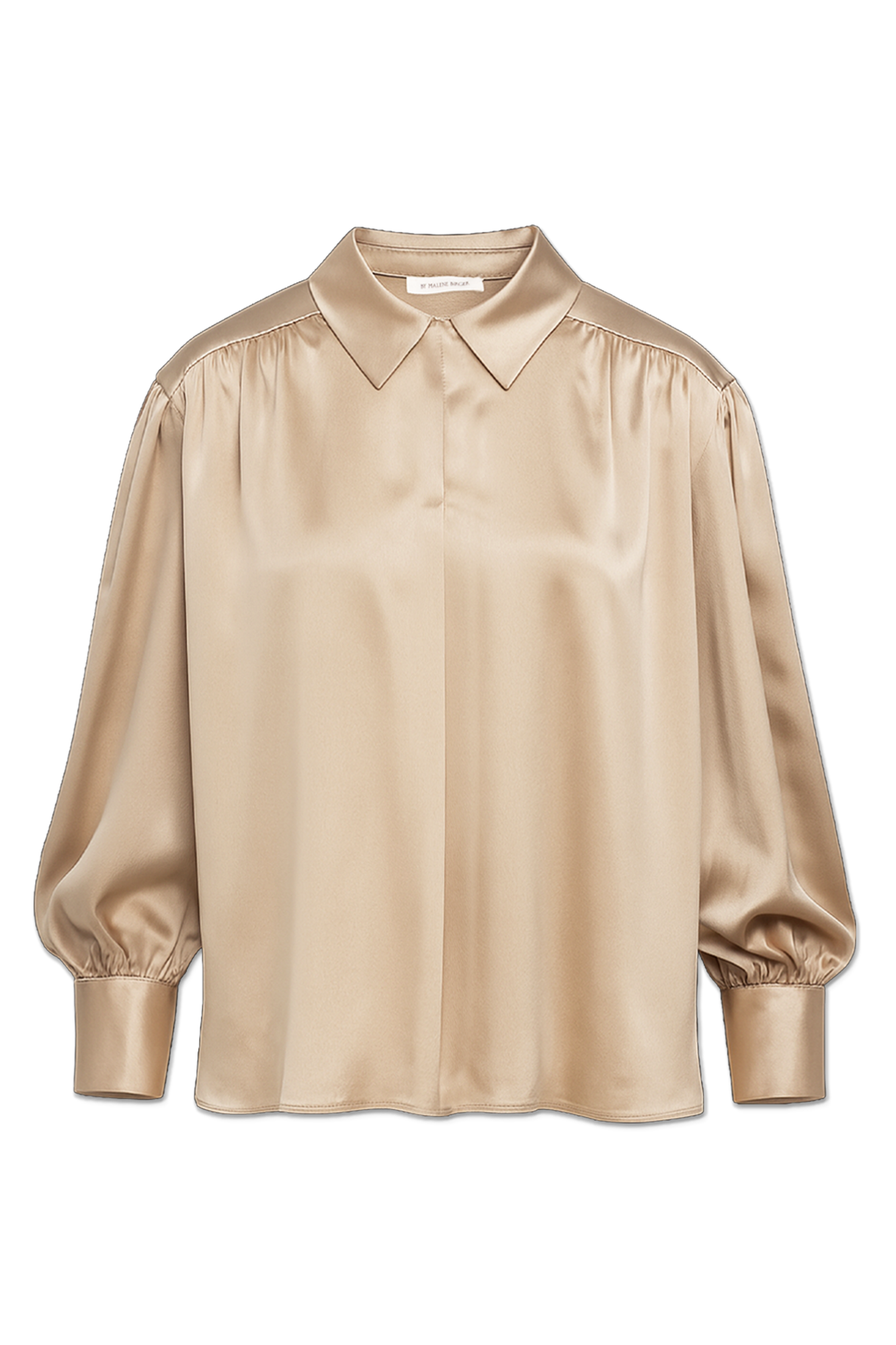By Malene Birger Koszula ‘Leonora Satin’, Kobiety, Beżowy