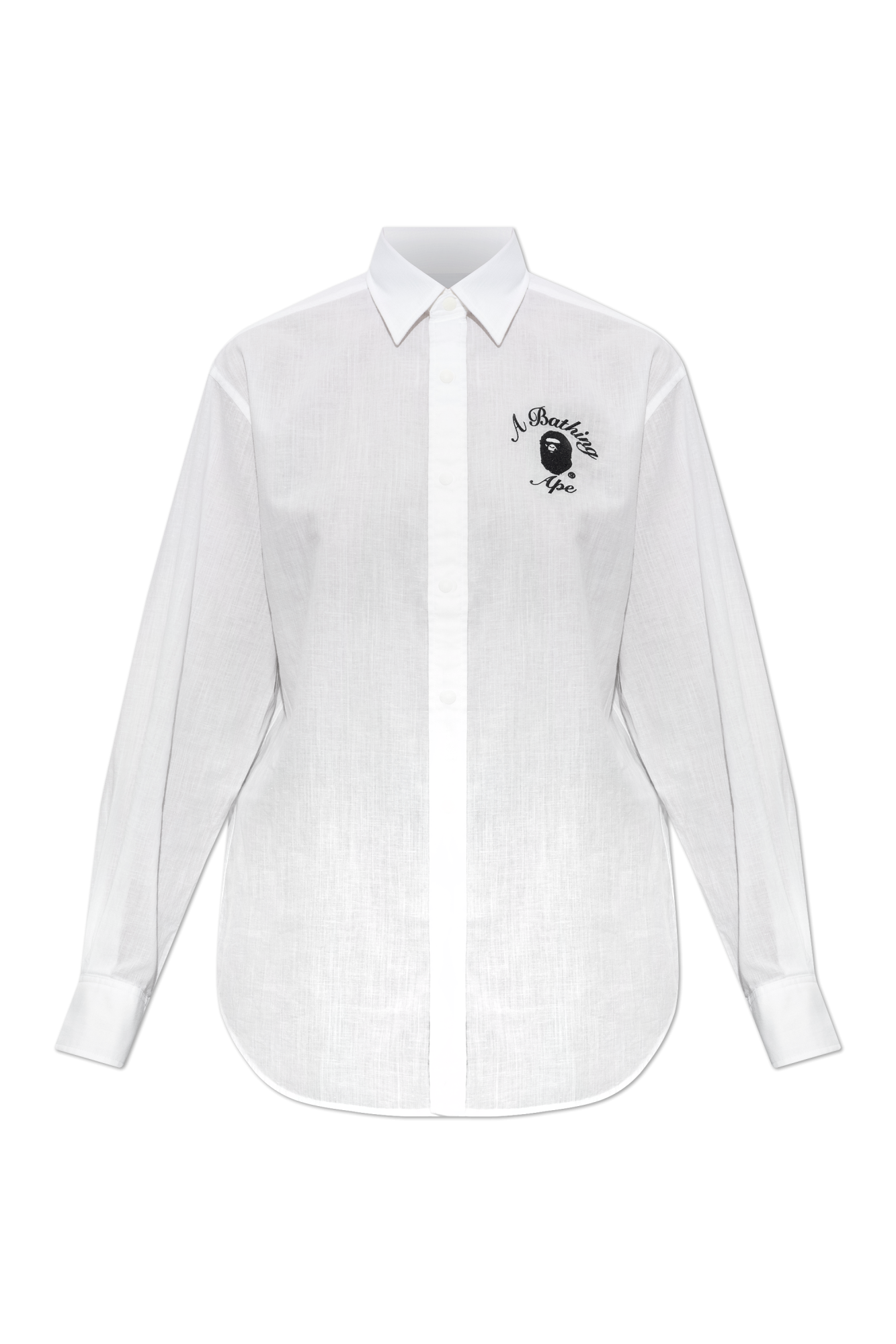 A BATHING APE® Koszula Z Logo, Kobiety, Biały