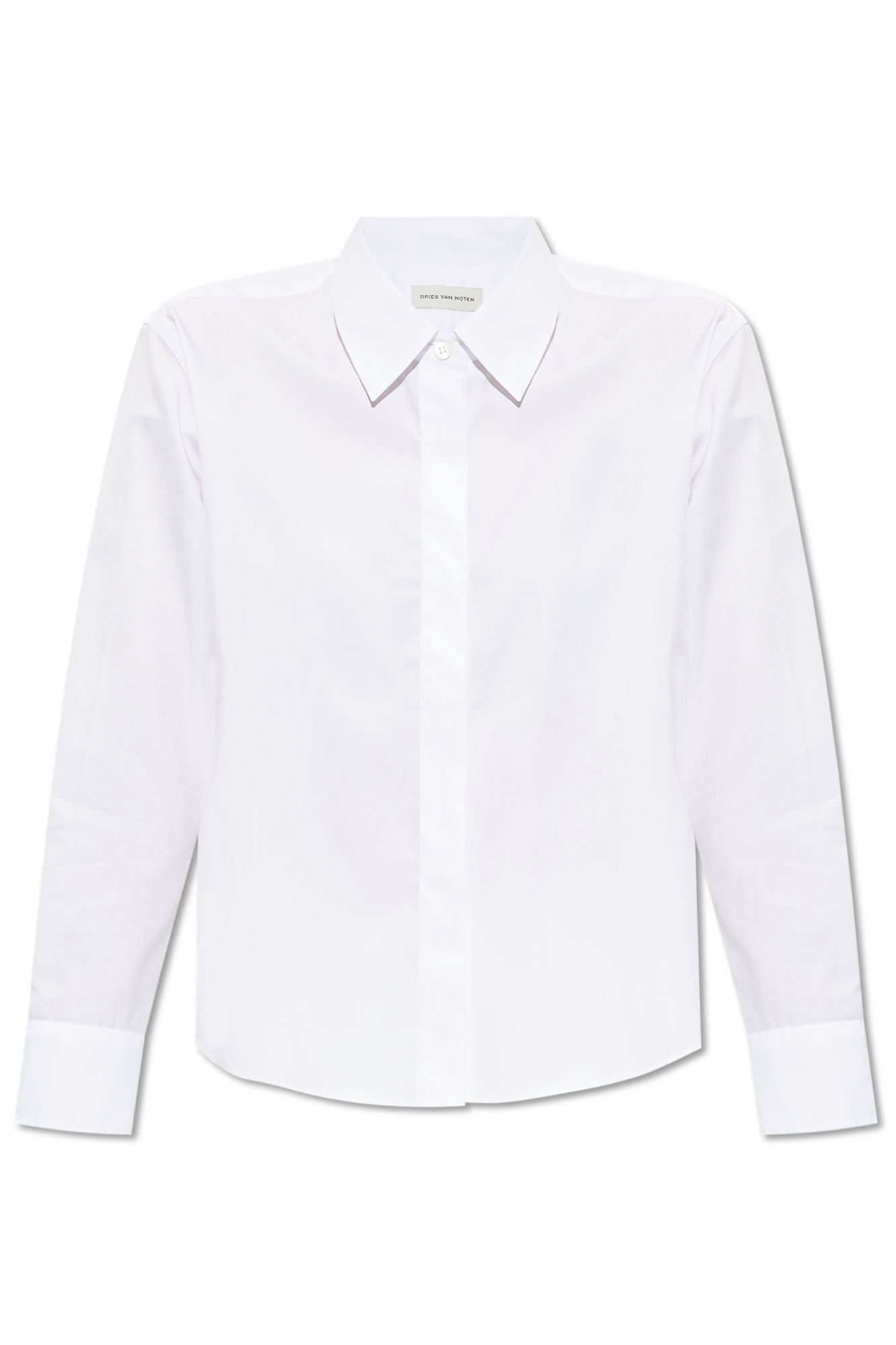 Dries Van Noten Bawełniana Koszula, Kobiety, Biały