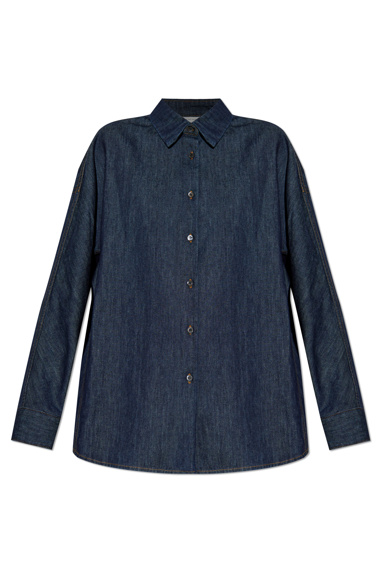 Dries Van Noten Jeansowa Koszula, Kobiety, Granatowy