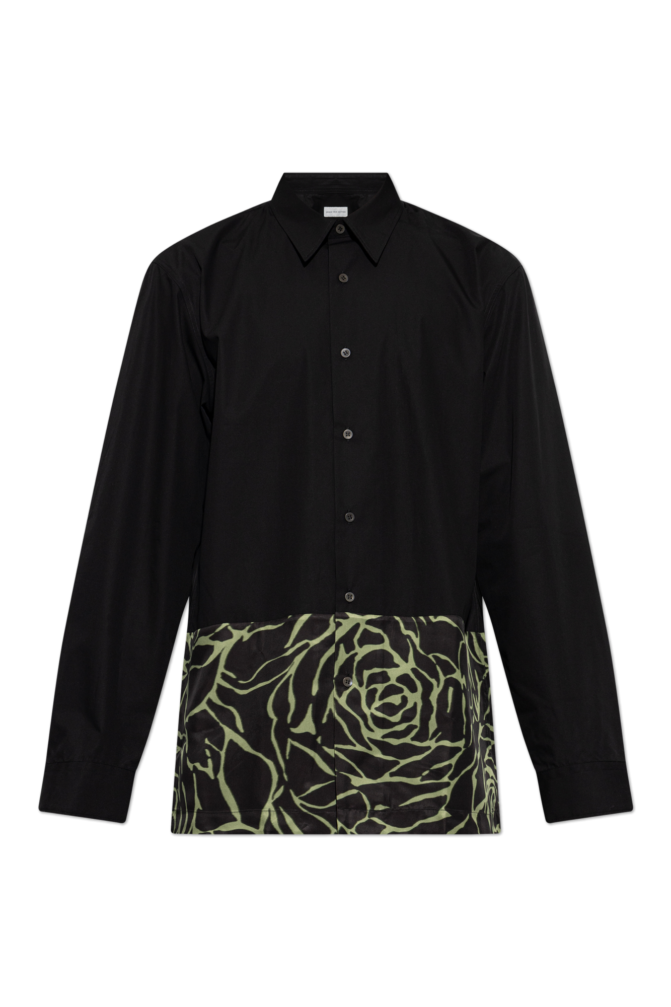 Dries Van Noten Koszula ‘Capero’, Mężczyźni, Czarny