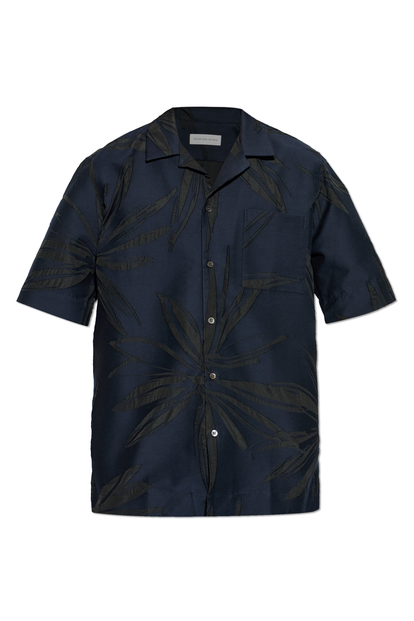 Dries Van Noten Koszula `Carltone`, Mężczyźni, Granatowy