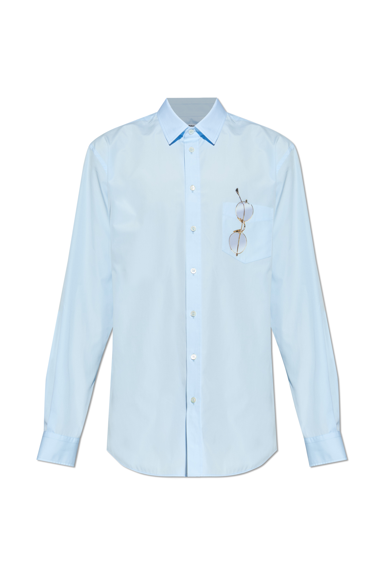 Moschino Koszula Z Kieszenią, Mężczyźni, Niebieski