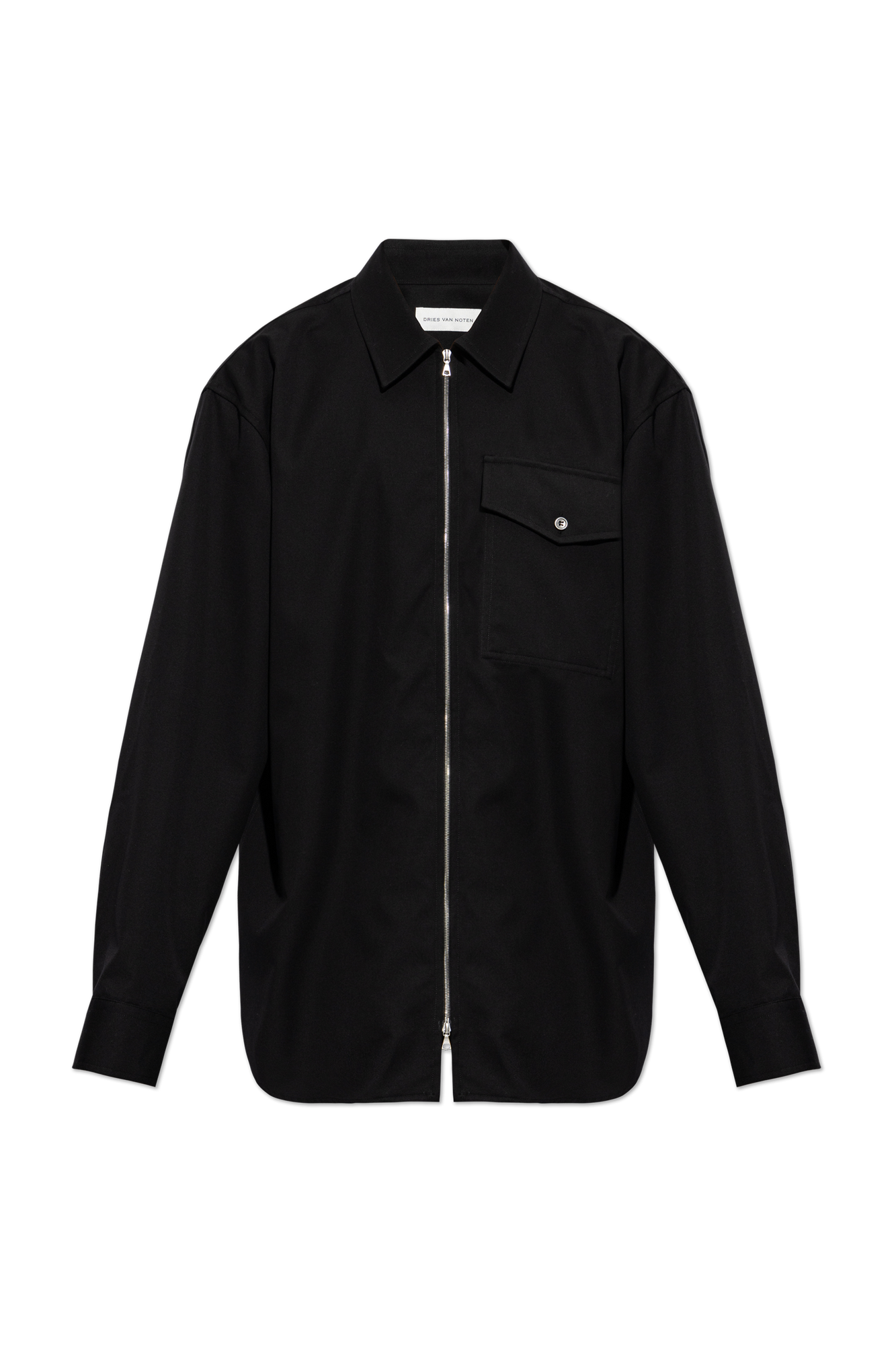 Dries Van Noten Koszula `Vroomson`, Mężczyźni, Czarny