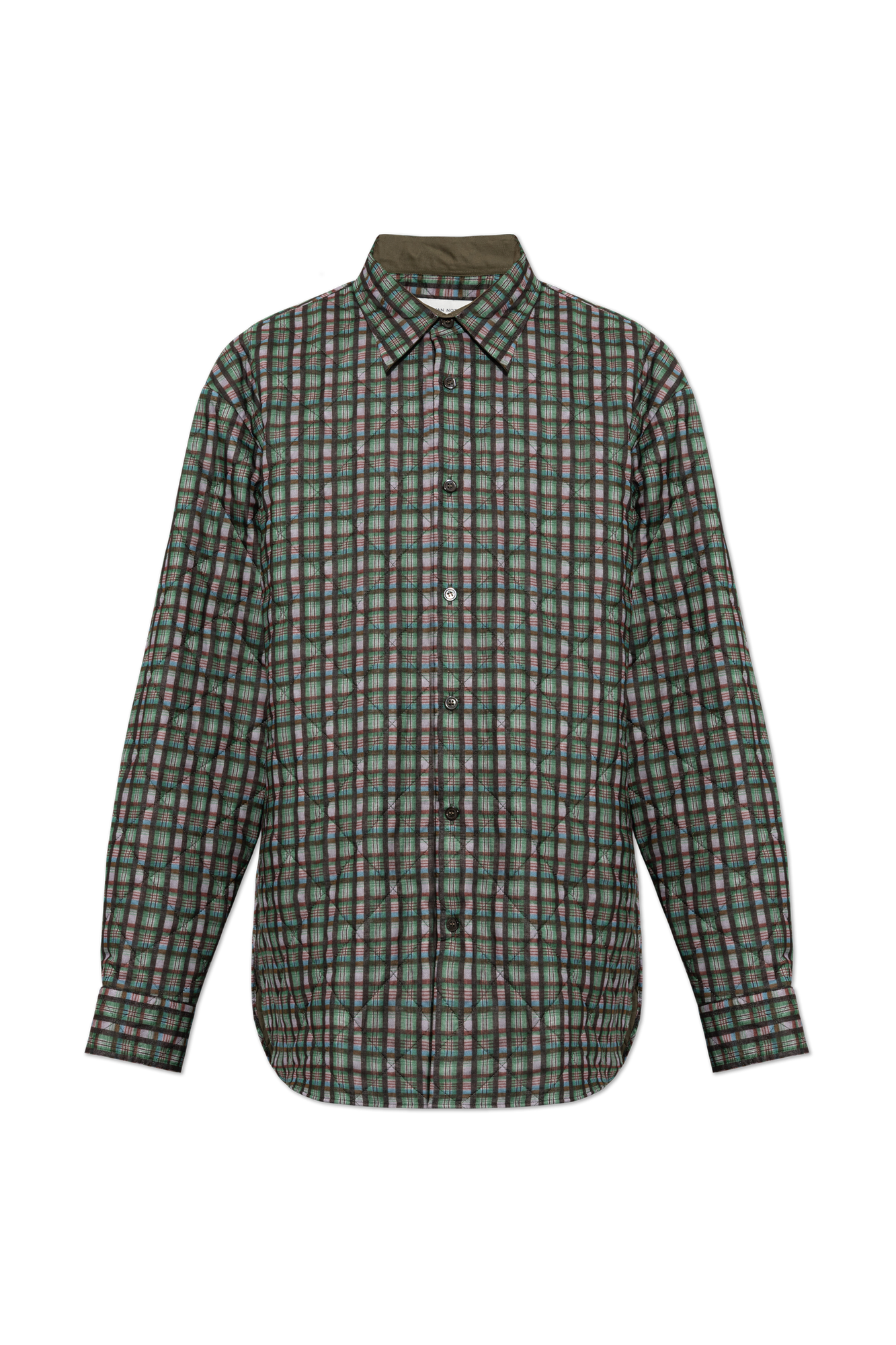 Dries Van Noten Koszula ‘Croom’, Mężczyźni, Zielony