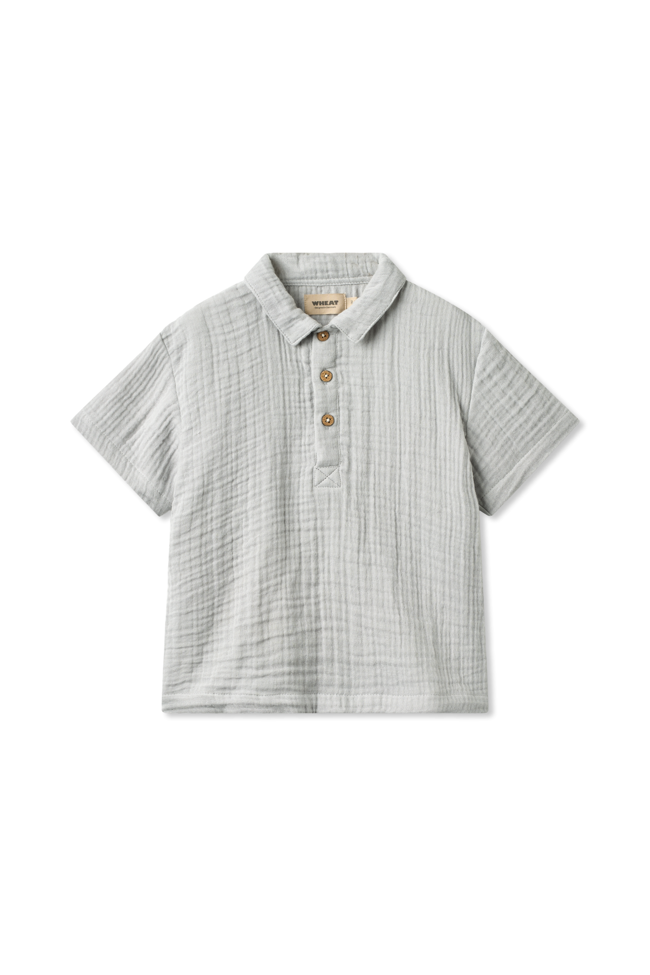 Wheat Polo `Svend`, Unisex, Niebieski