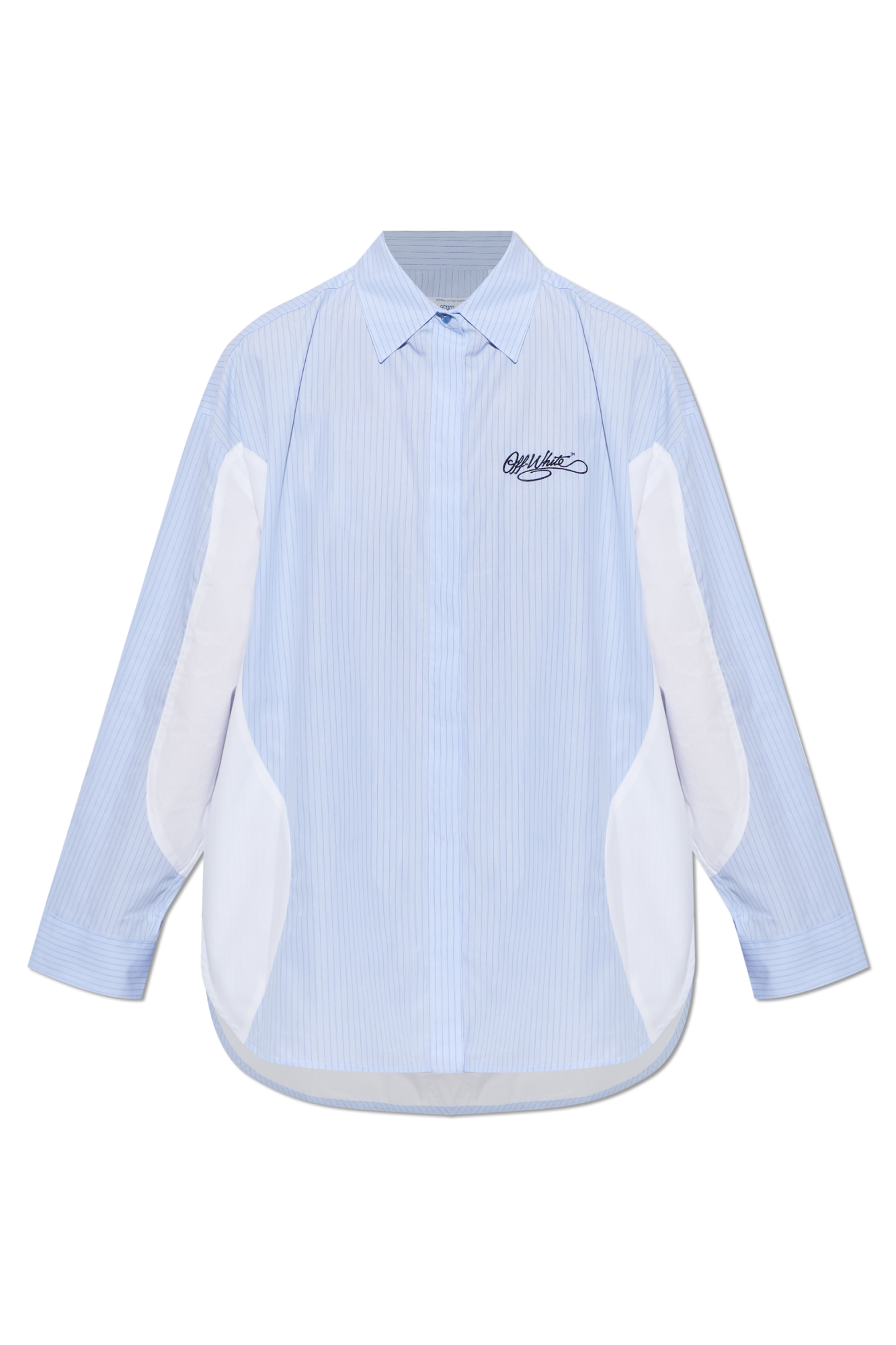 Off-White Koszula Typu `oversize`, Kobiety, Niebieski