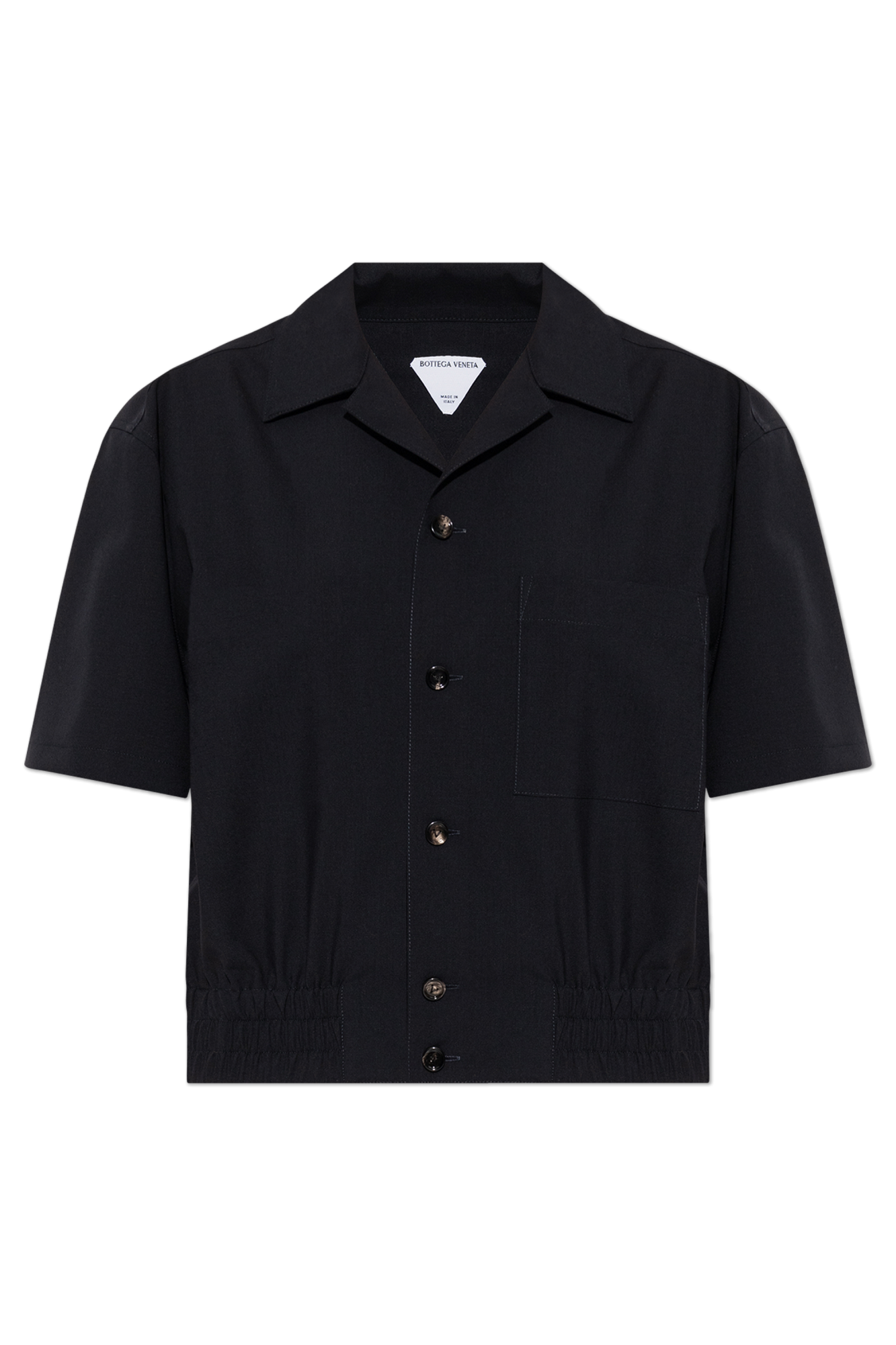 Bottega Veneta Koszula Z Krótkimi Rękawami, Kobiety, Czarny