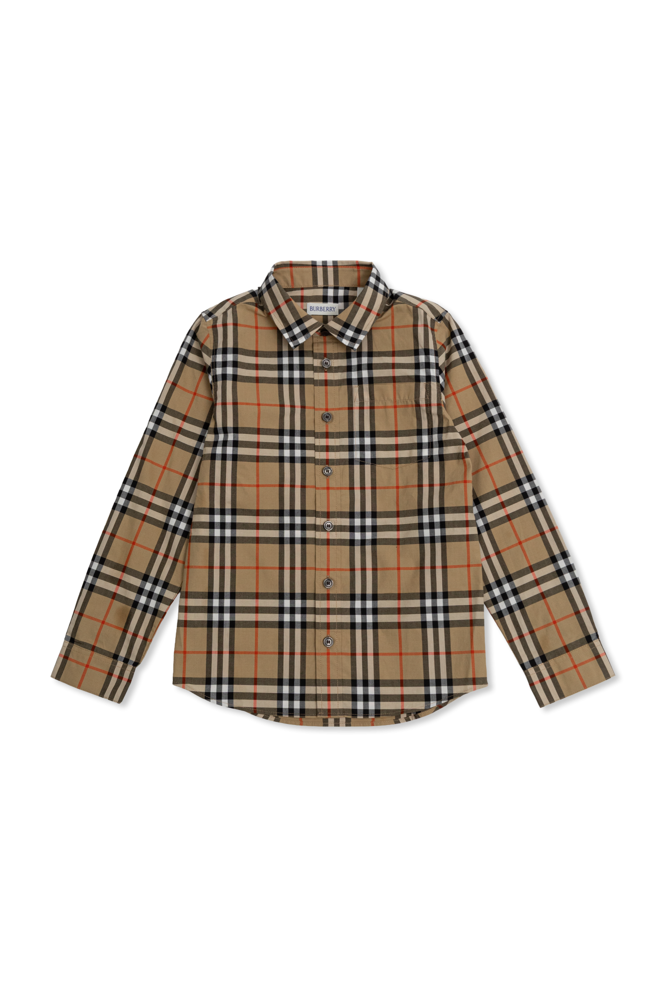 Burberry Kids Koszula `Oven`, Unisex, Brązowy