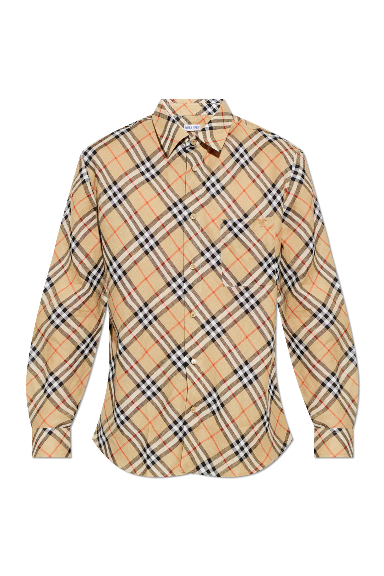 Burberry Koszula ‘Roland’, Mężczyźni, Brązowy