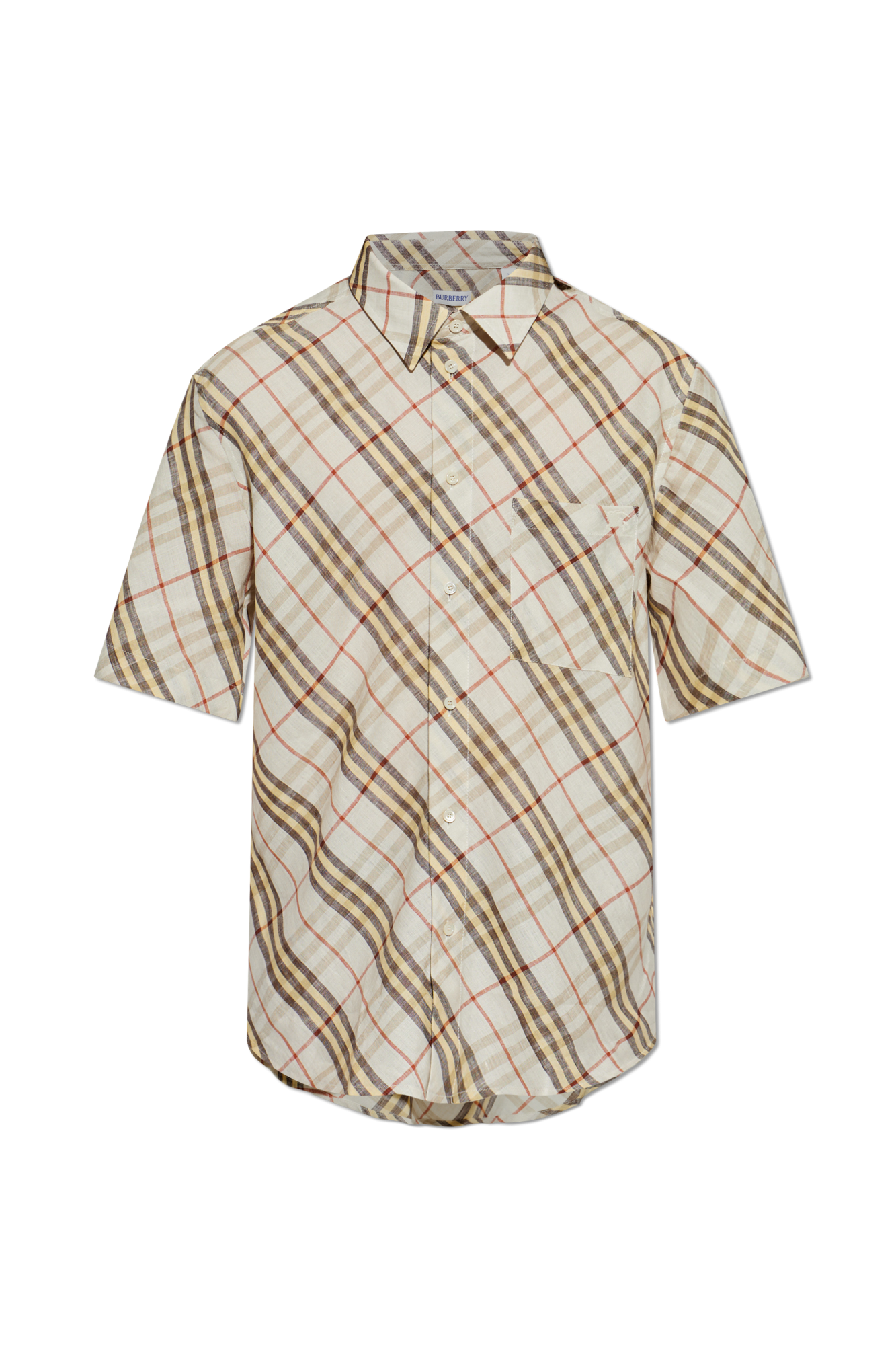Burberry Koszula `Roland`, Mężczyźni, Szary