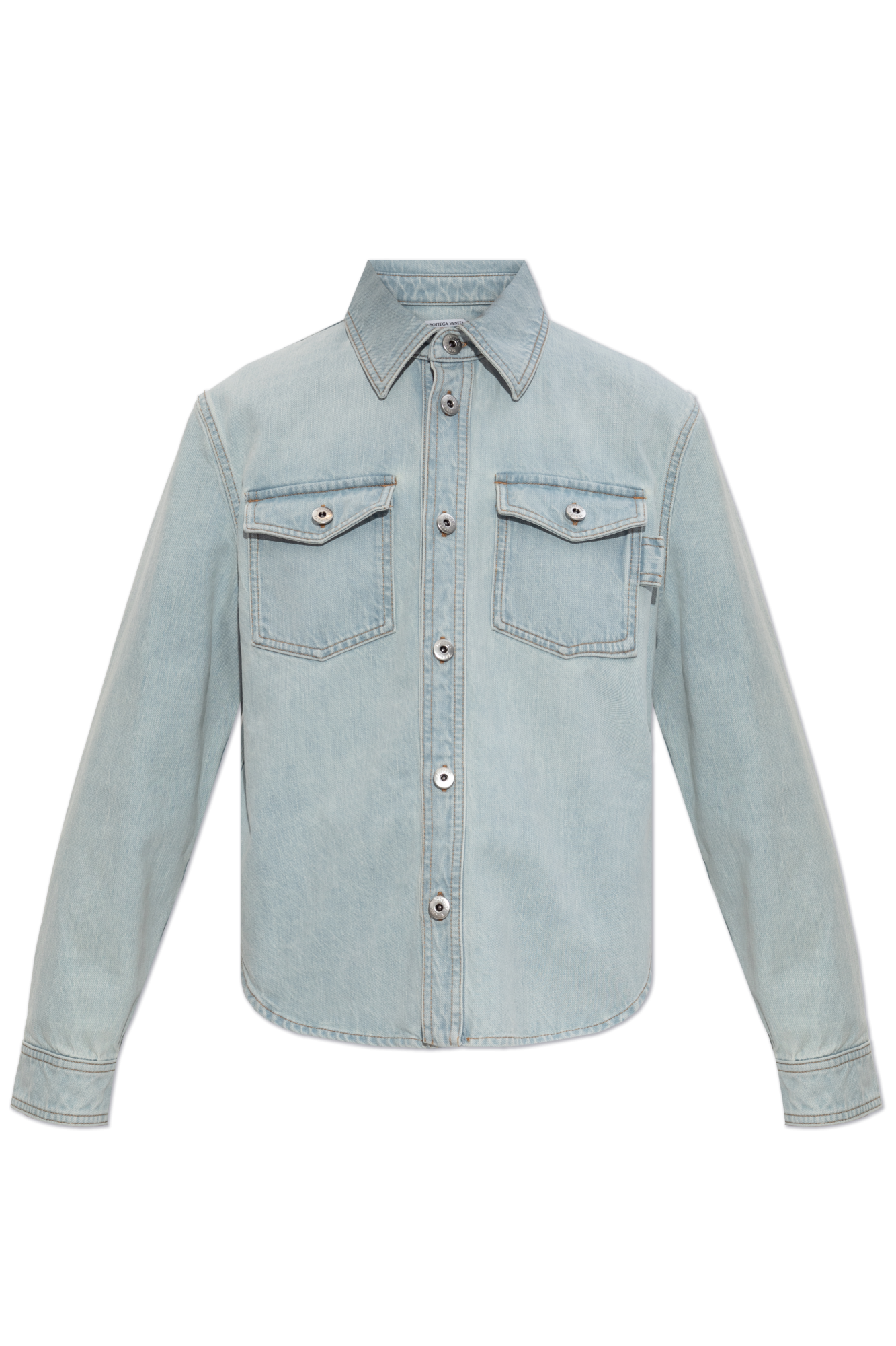 Bottega Veneta Jeansowa Koszula, Kobiety, Jasnoniebieski