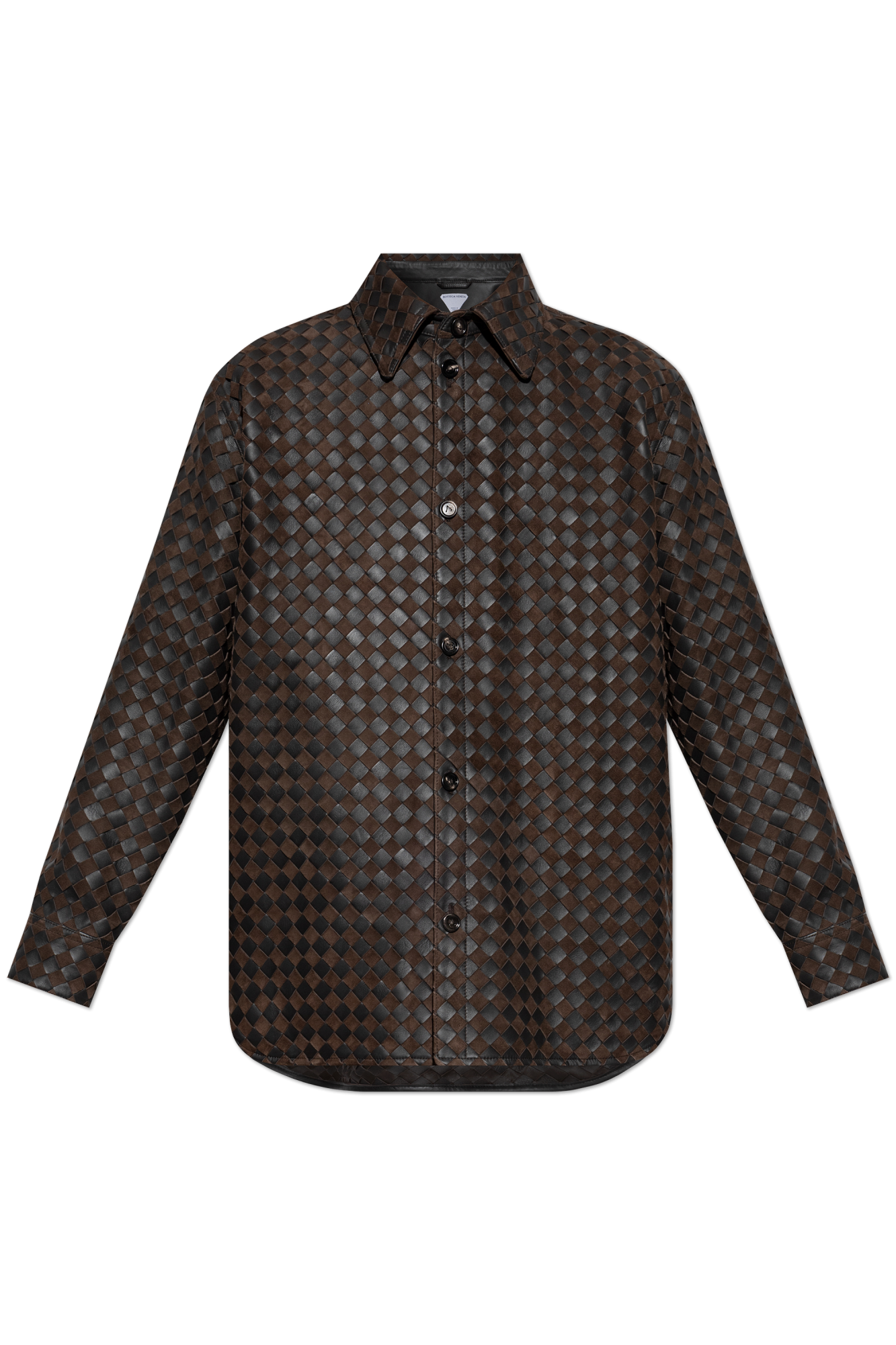 Bottega Veneta Skórzana Kurtka, Mężczyźni, Brązowy