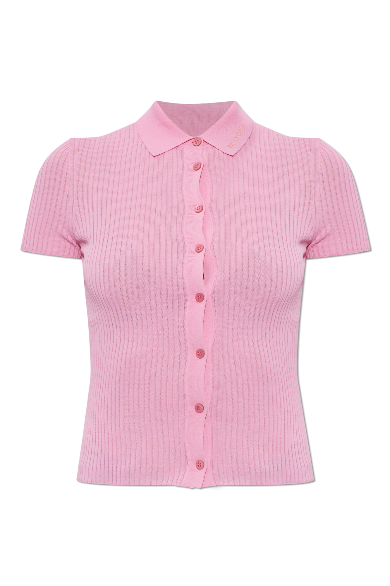 Balenciaga Top Z Zapięciem Na Guziki, Kobiety, Różowy