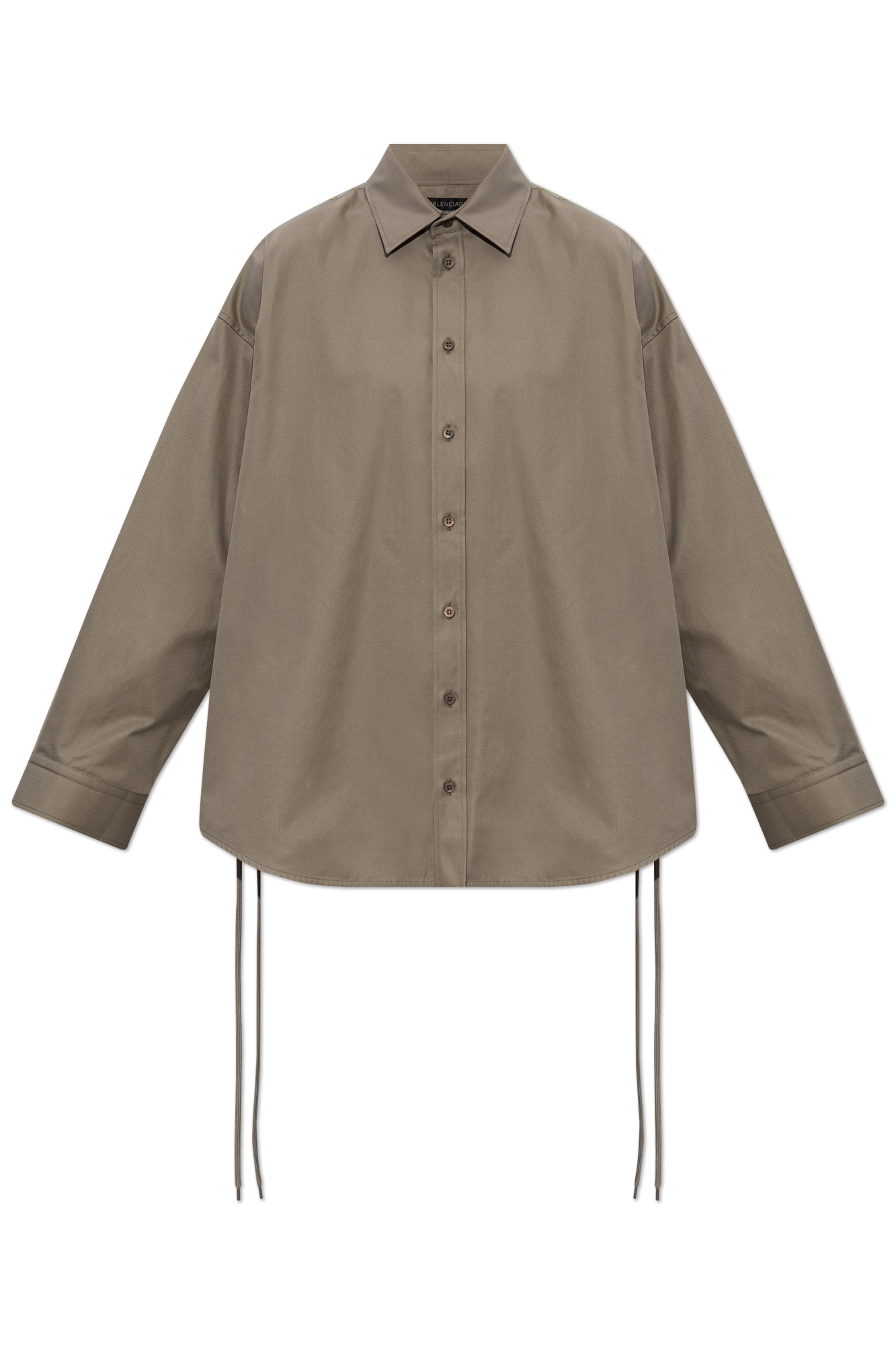 Balenciaga Koszula O Kroju Oversize, Kobiety, Zielony