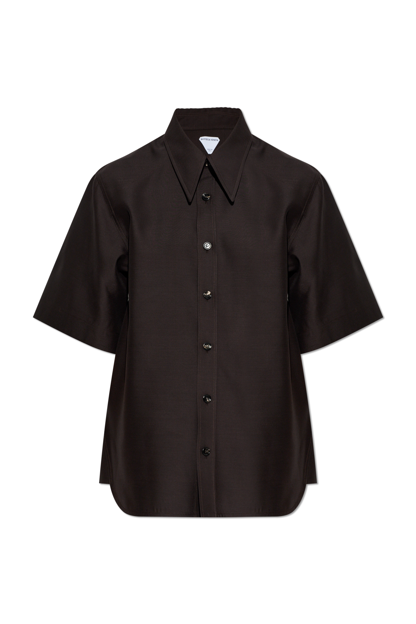 Bottega Veneta Wełniana Koszula, Kobiety, Brązowy