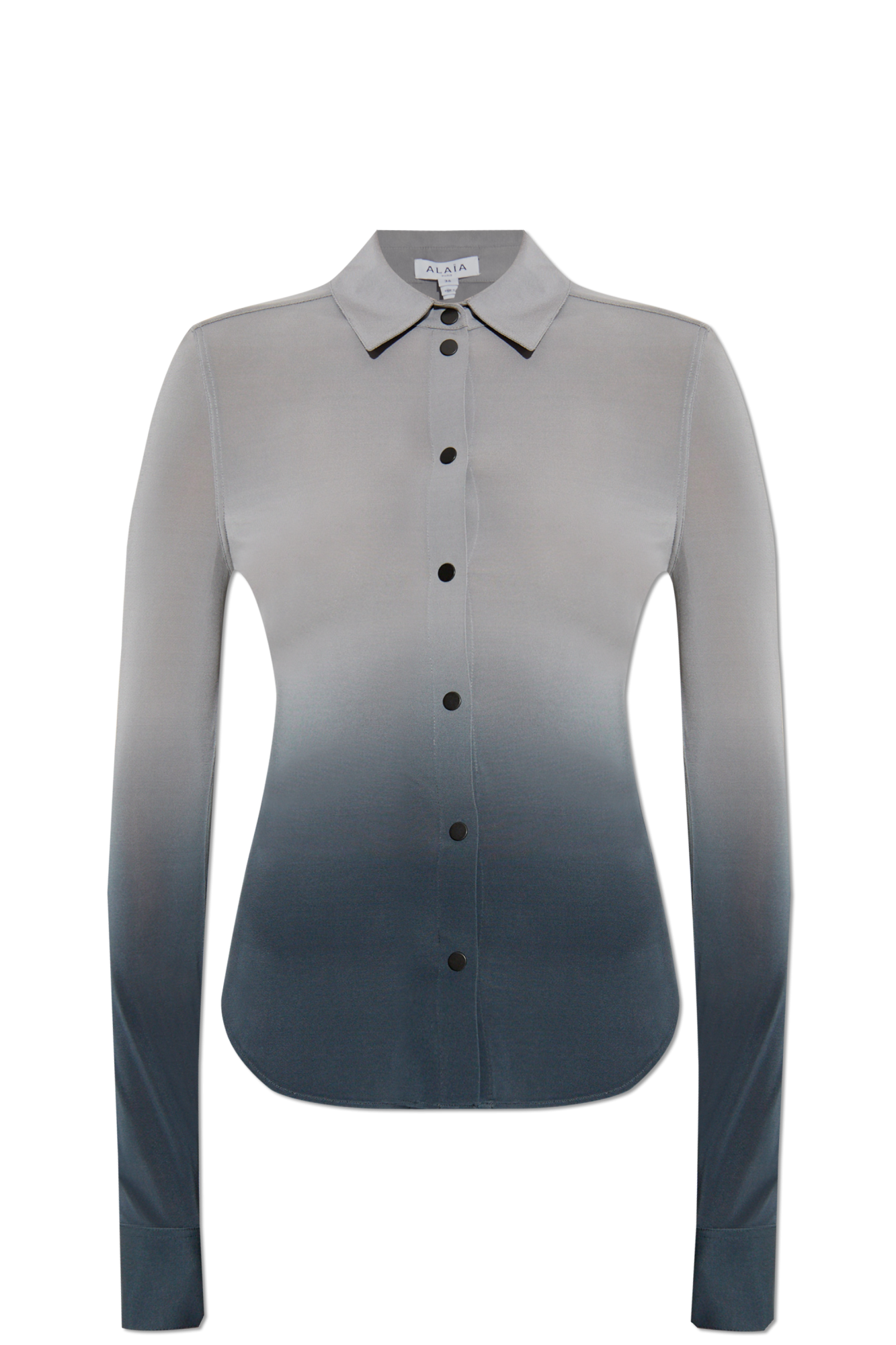 Alaïa Koszula Z Efektem Ombre, Kobiety, Szary