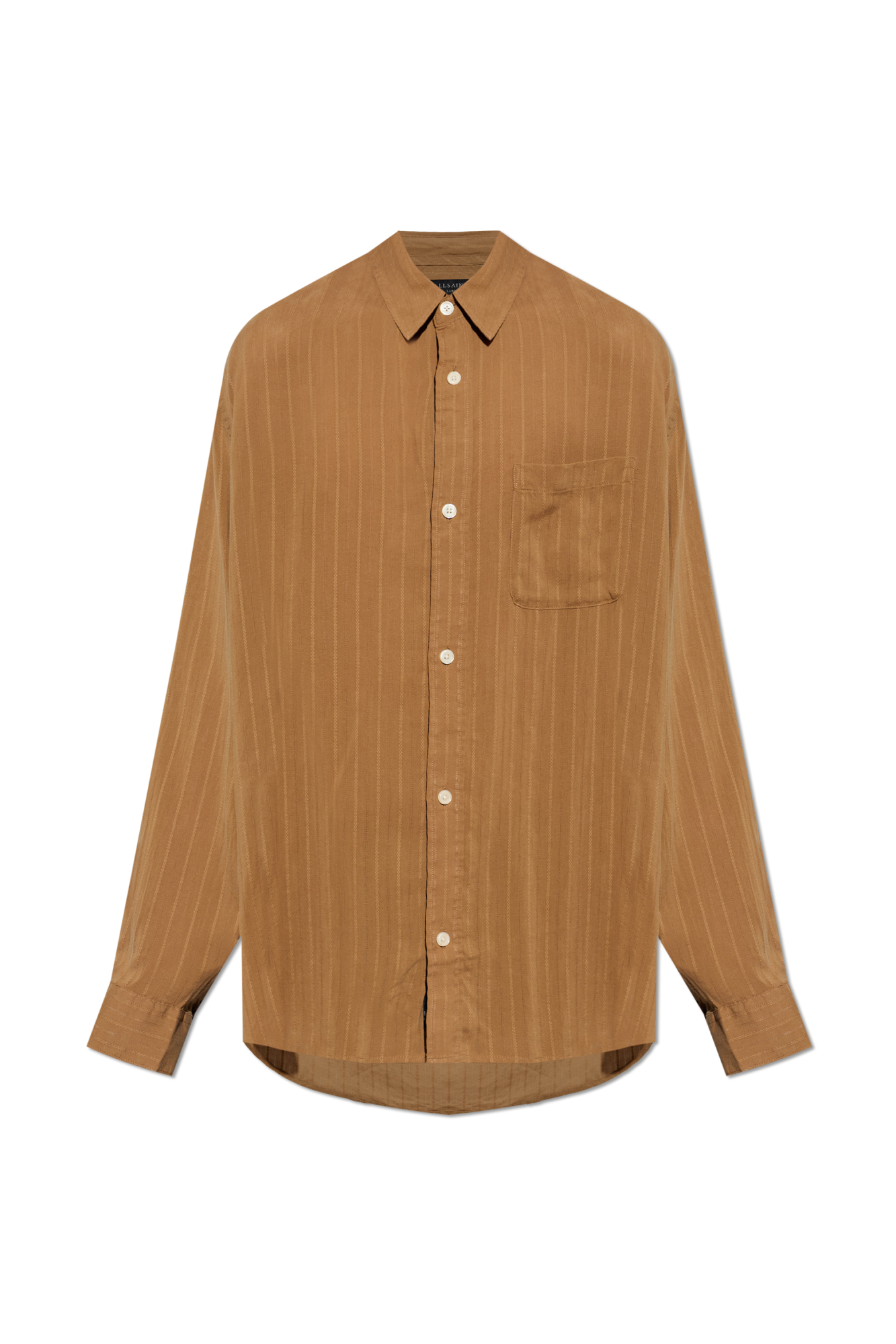 AllSaints Koszula `Carlyle`, Mężczyźni, Brązowy