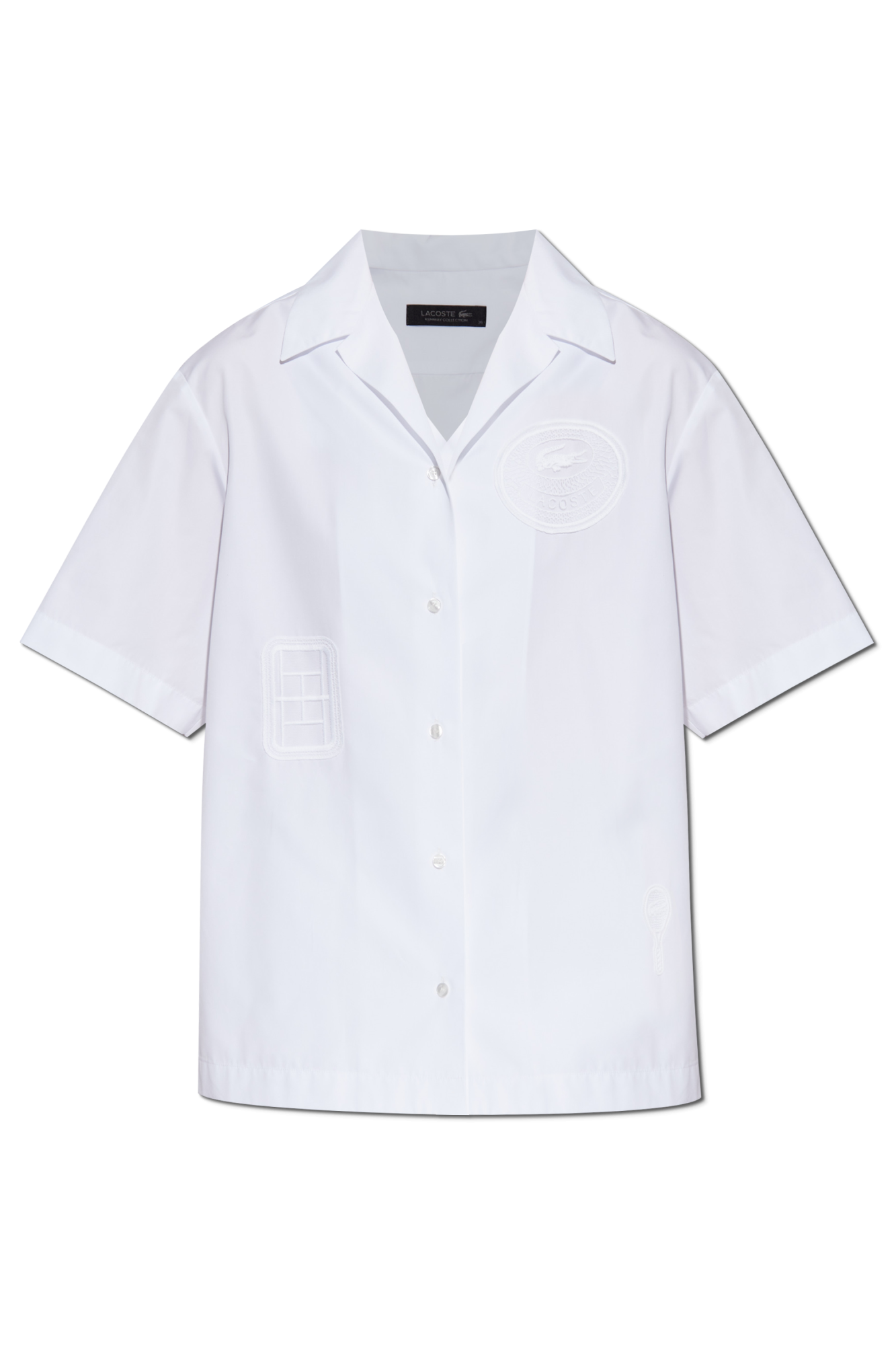 LACOSTE RUNWAY Koszula Z Logo, Kobiety, Biały