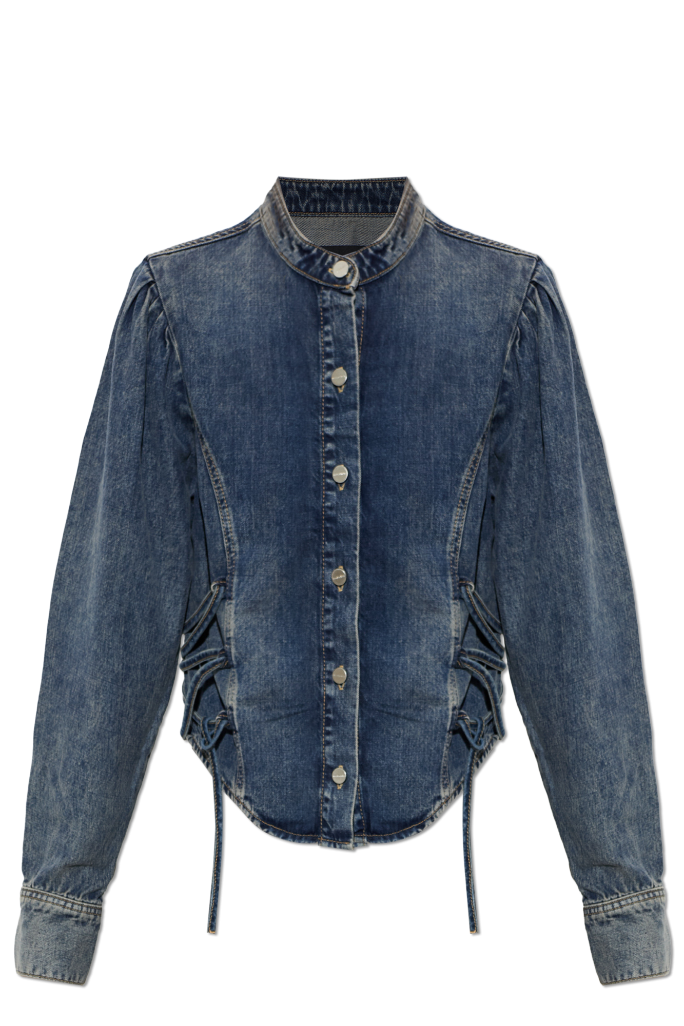AllSaints Jeansowa Koszula ‘Evanna’, Kobiety, Granatowy