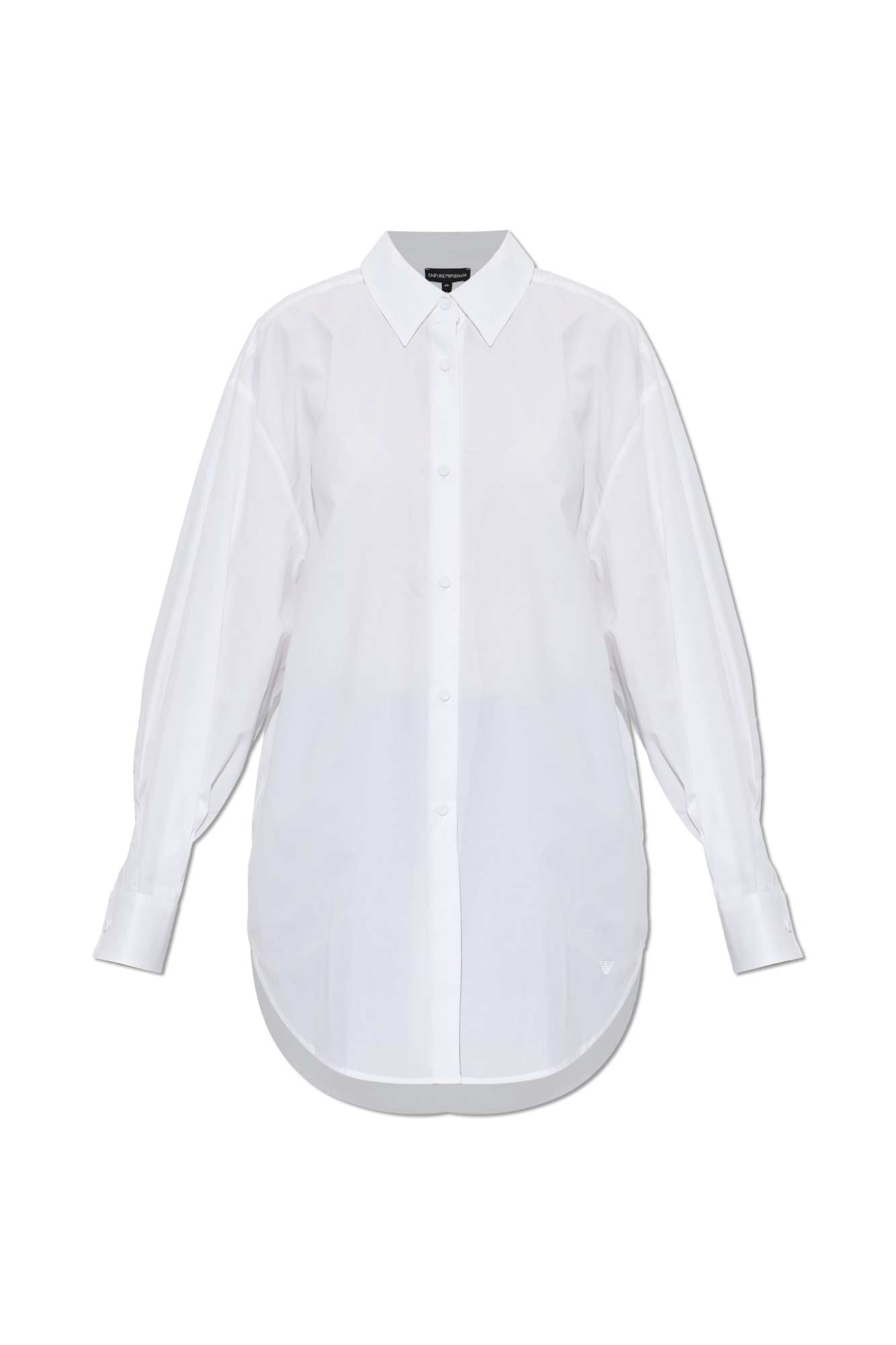 Emporio Armani Klasyczna Koszula, Kobiety, Biały