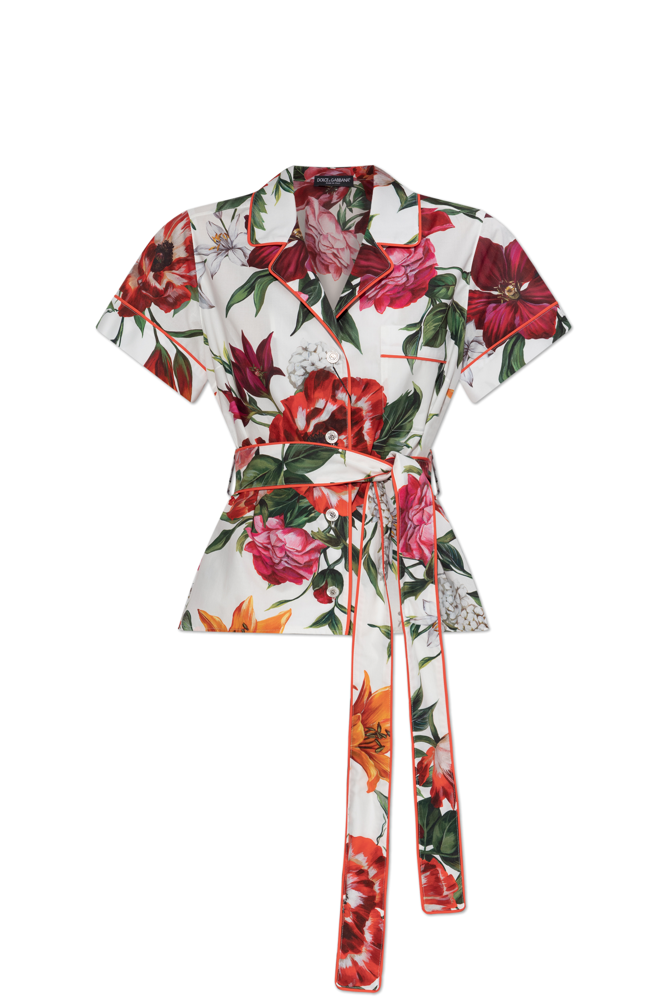 Dolce & Gabbana Koszula Z Motywem Kwiatowym, Kobiety, Multikolor