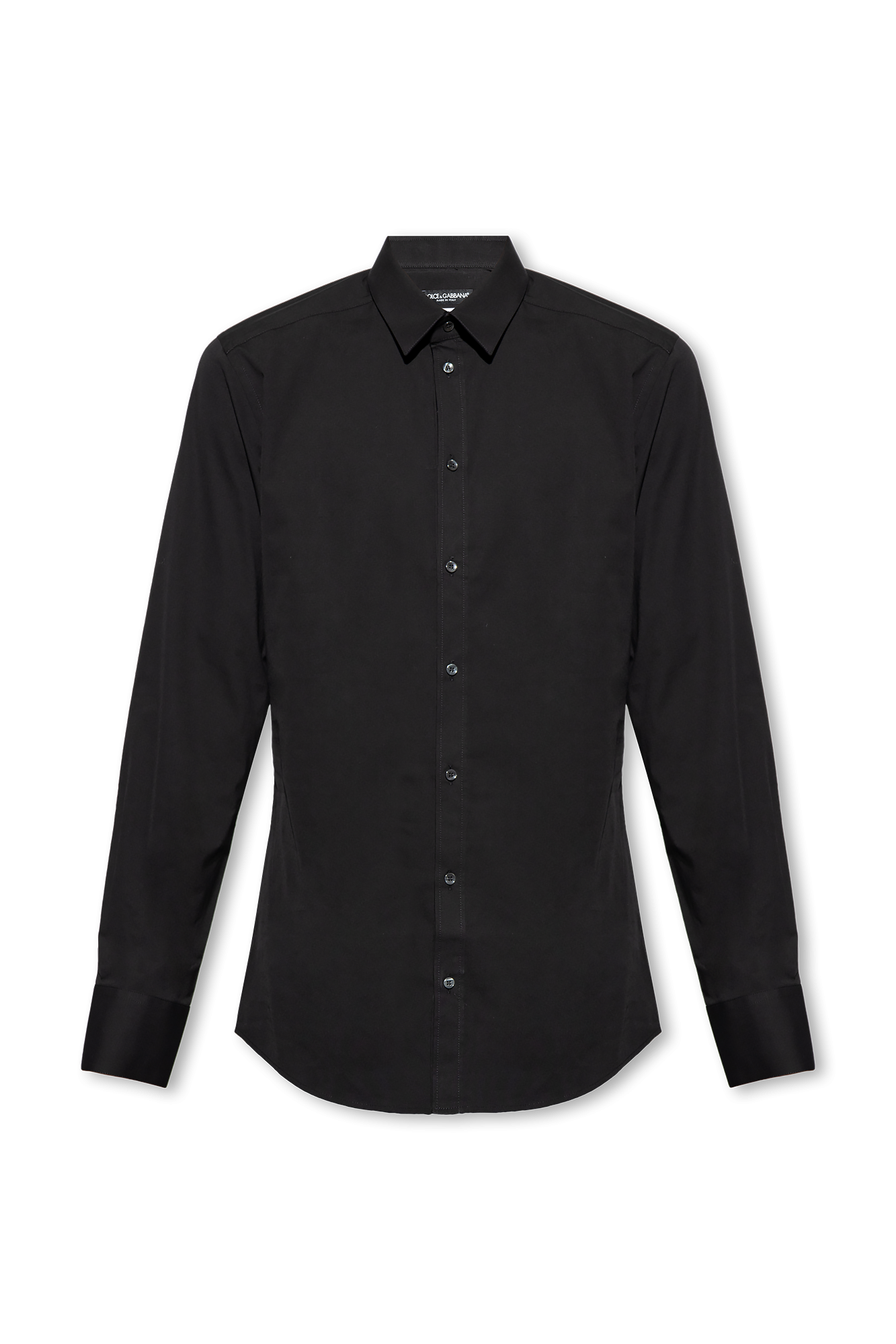 Dolce & Gabbana Klasyczna Koszula, Mężczyźni, Czarny
