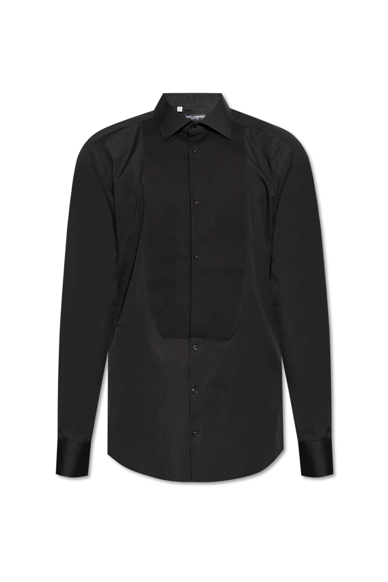 Dolce & Gabbana Koszula Smokingowa, Mężczyźni, Czarny