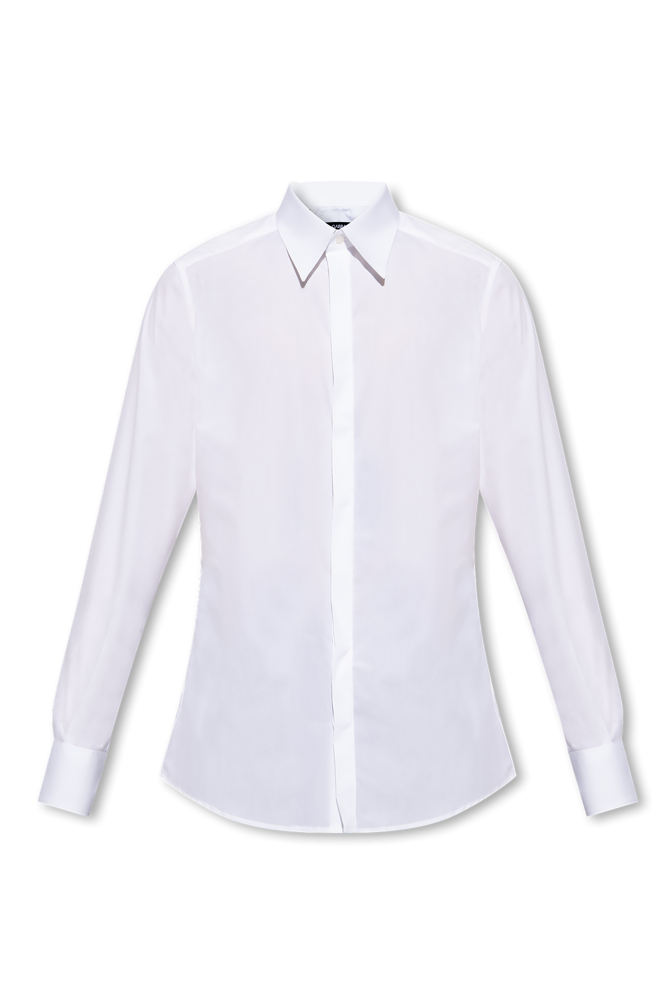 Dolce & Gabbana Bawełniana Koszula, Mężczyźni, Biały