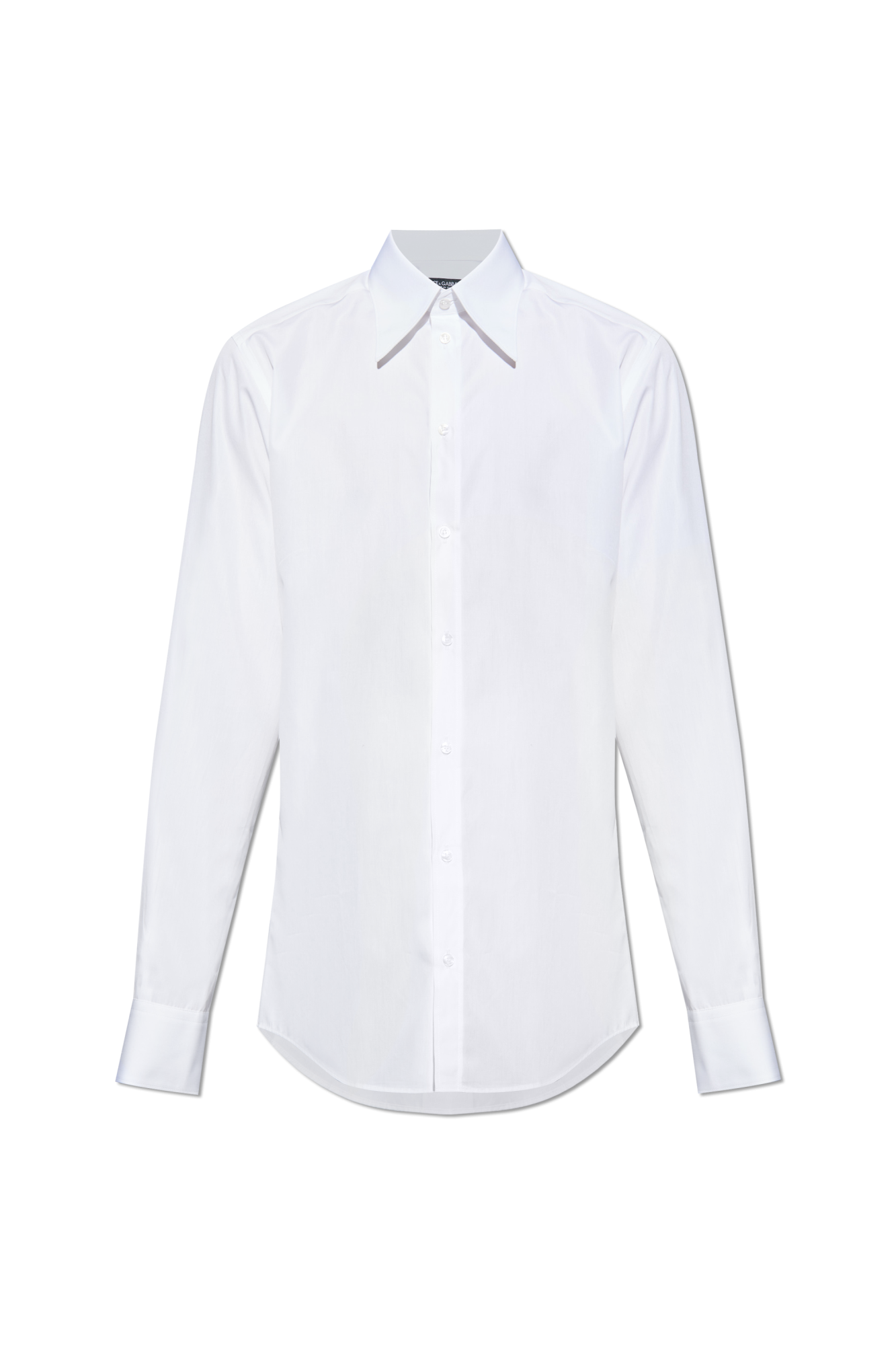 Dolce & Gabbana Bawełniana Koszula, Mężczyźni, Biały