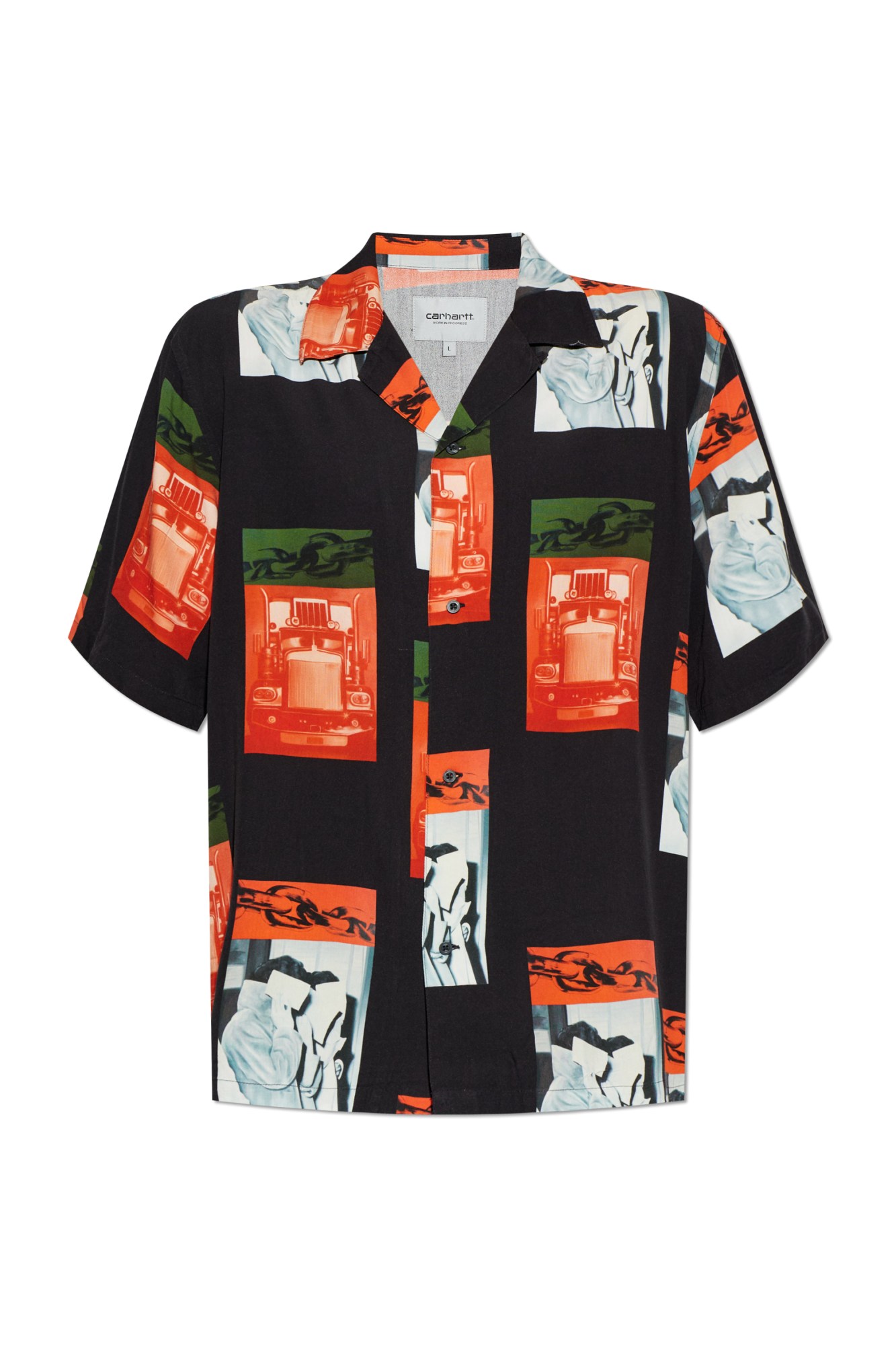 Carhartt WIP Koszula `Sean Hamilton`, Mężczyźni, Czarny