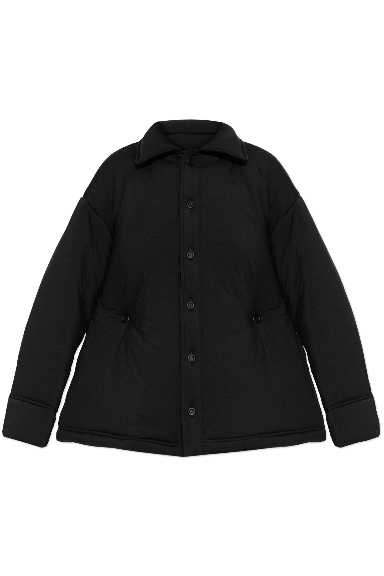 Issey Miyake Ocieplana Kurtka, Kobiety, Czarny