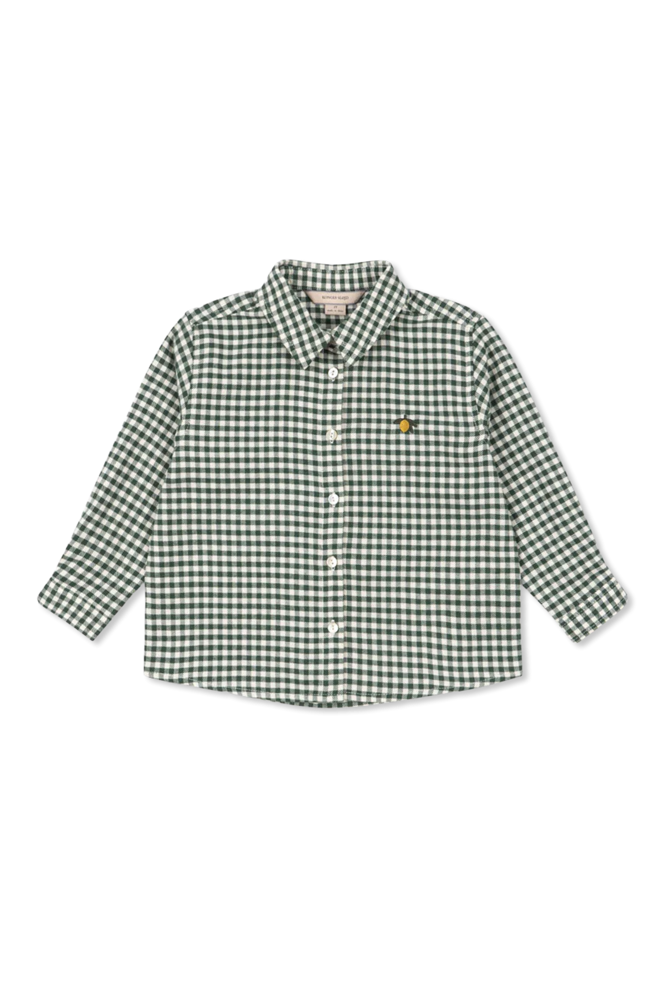 Konges Sløjd Koszula Z Wyszyciem, Unisex, Zielony