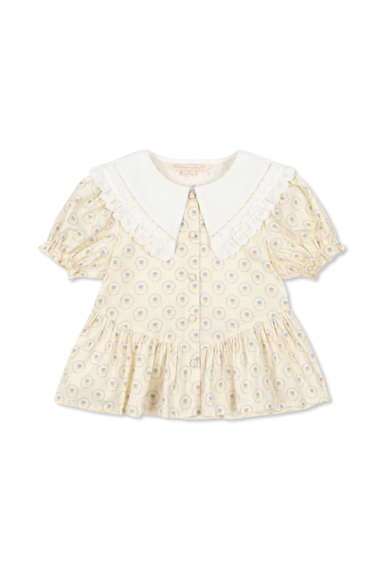 Konges Sløjd Top `Coeur`, Unisex, Kremowy