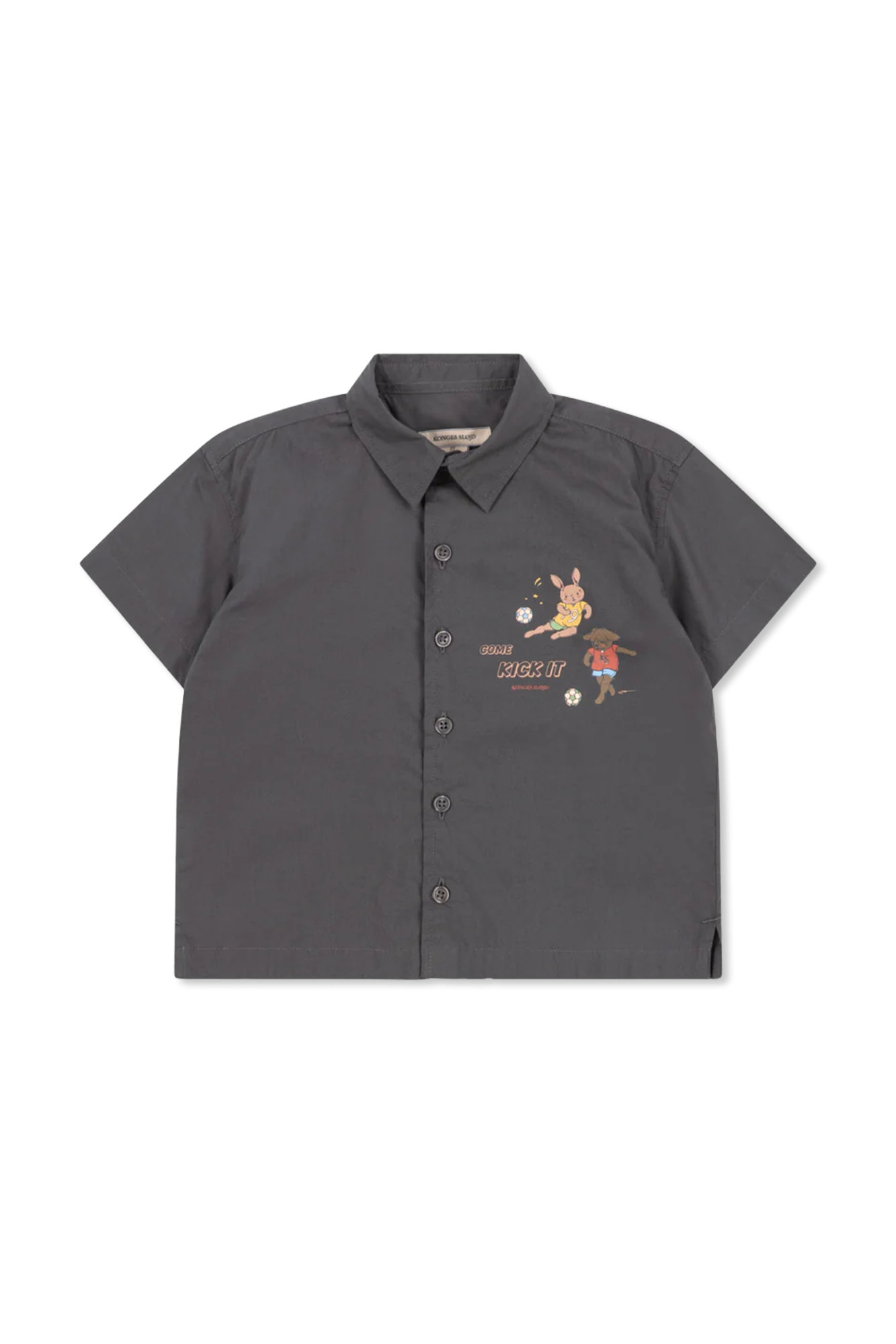 Konges Sløjd Koszula ‘Harvey’, Unisex, Szary