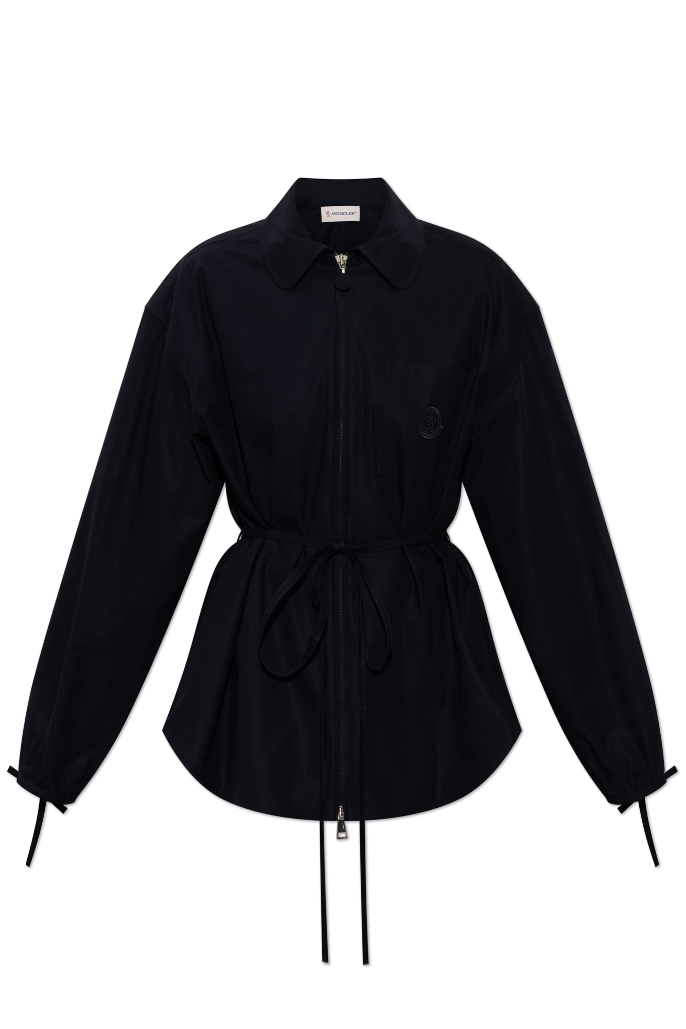 Moncler Koszula Z Naszywką Logo, Kobiety, Granatowy