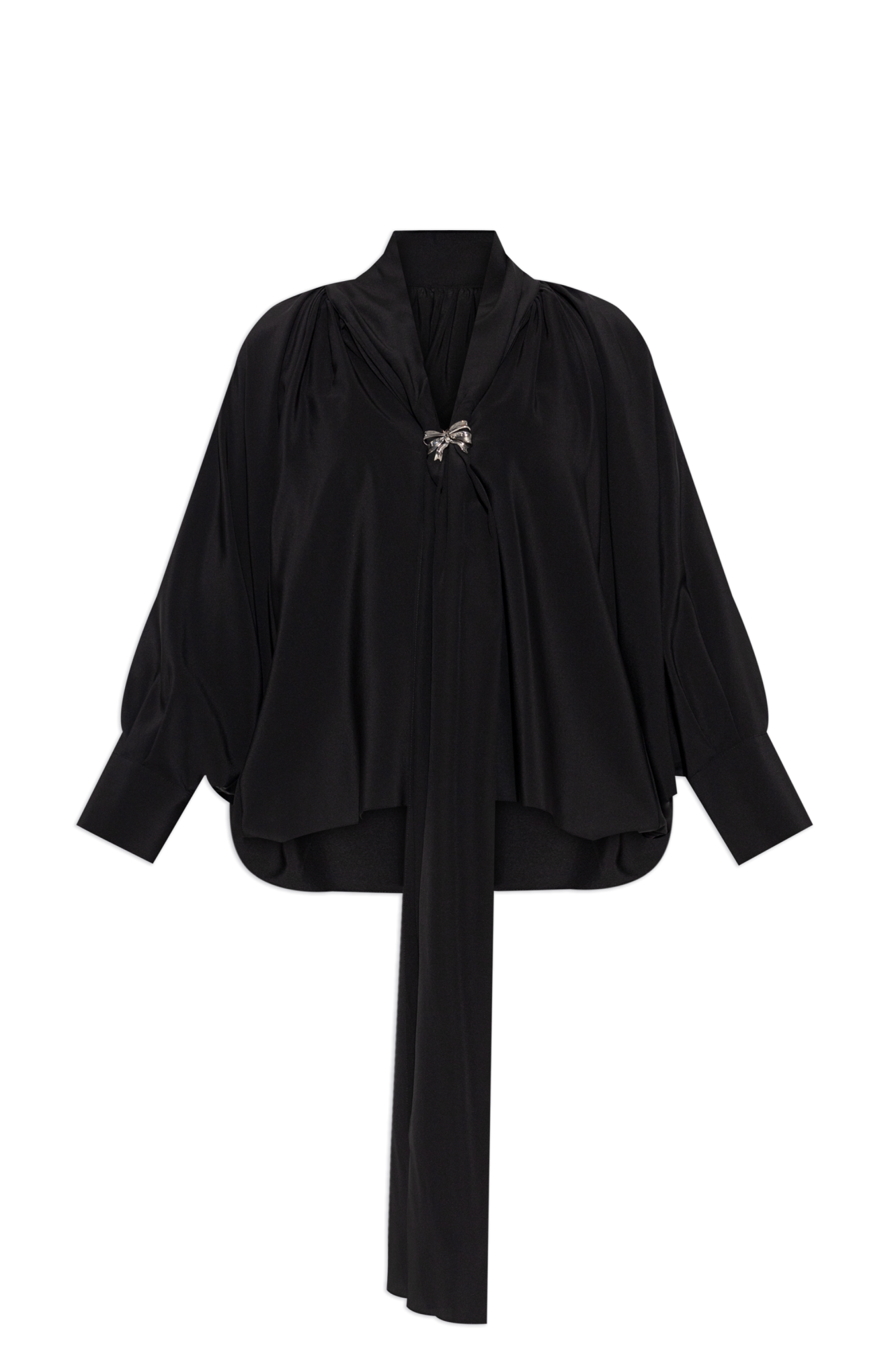 Max Mara Jedwabny Top `Leonida`, Kobiety, Czarny