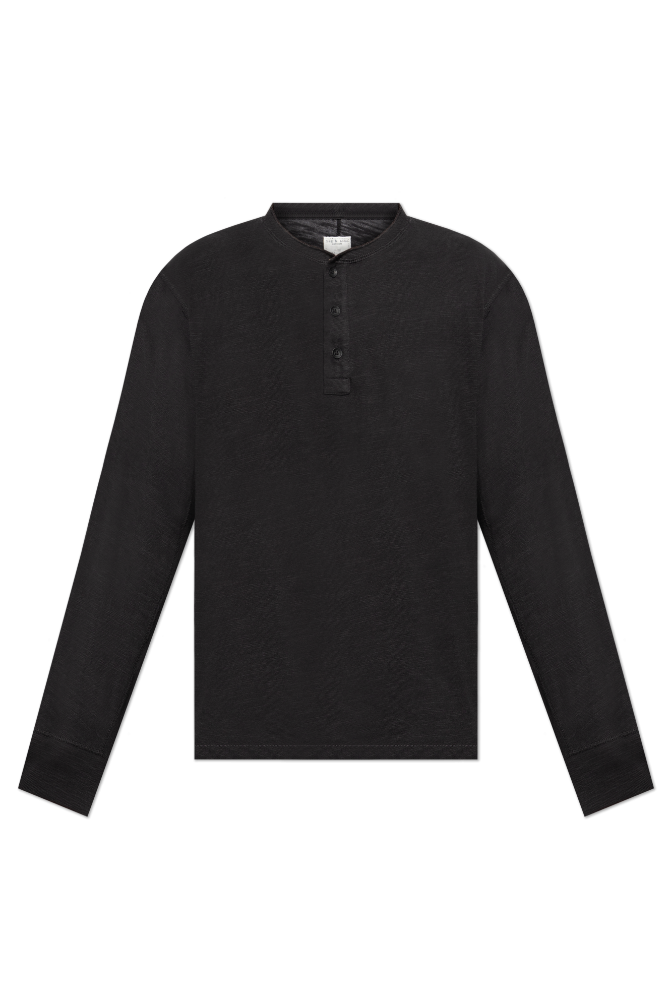 Rag & Bone T-shirt Z Długimi Rękawami, Mężczyźni, Czarny