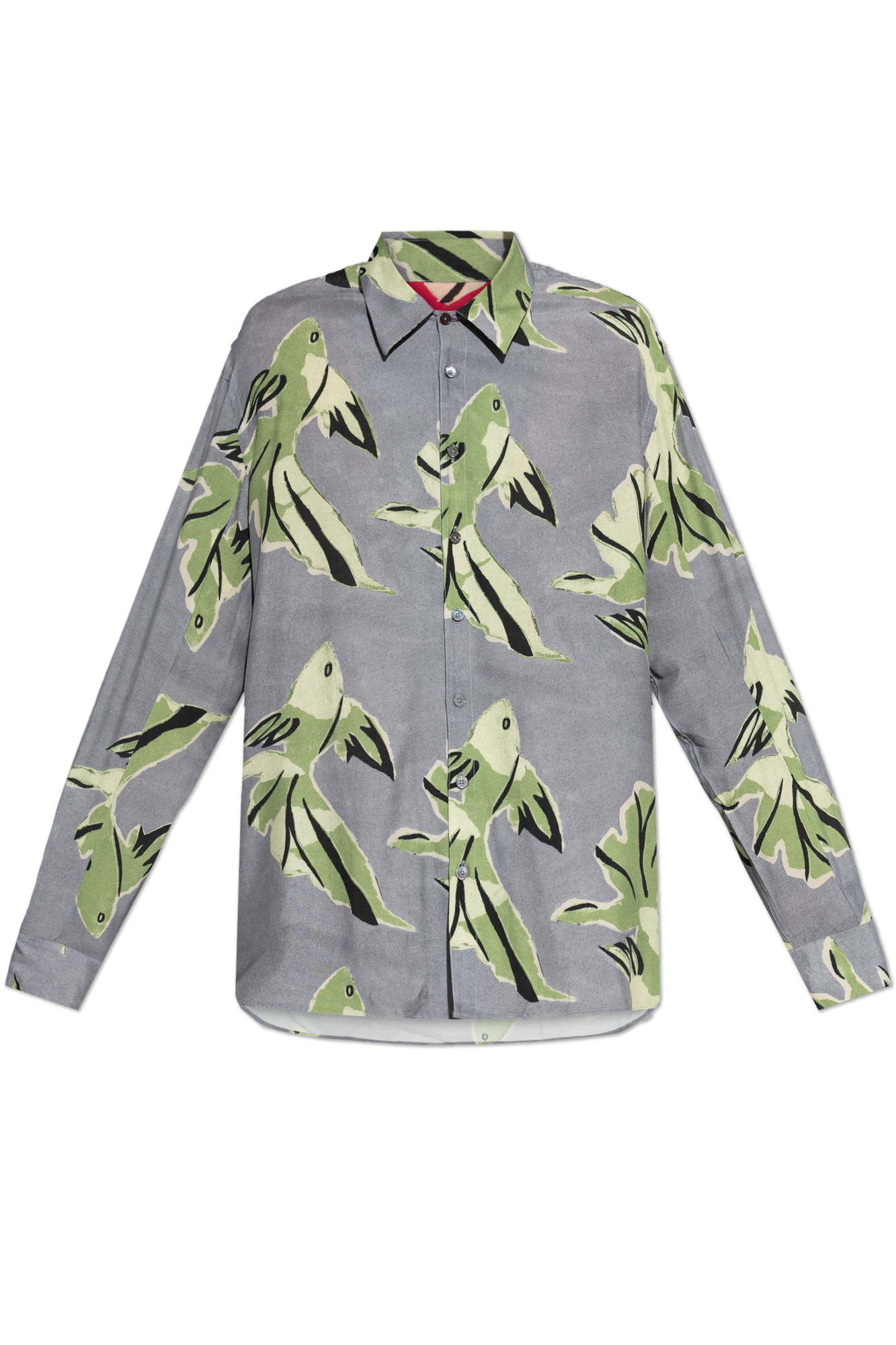 Paul Smith Koszula Z Nadrukiem, Mężczyźni, Szary