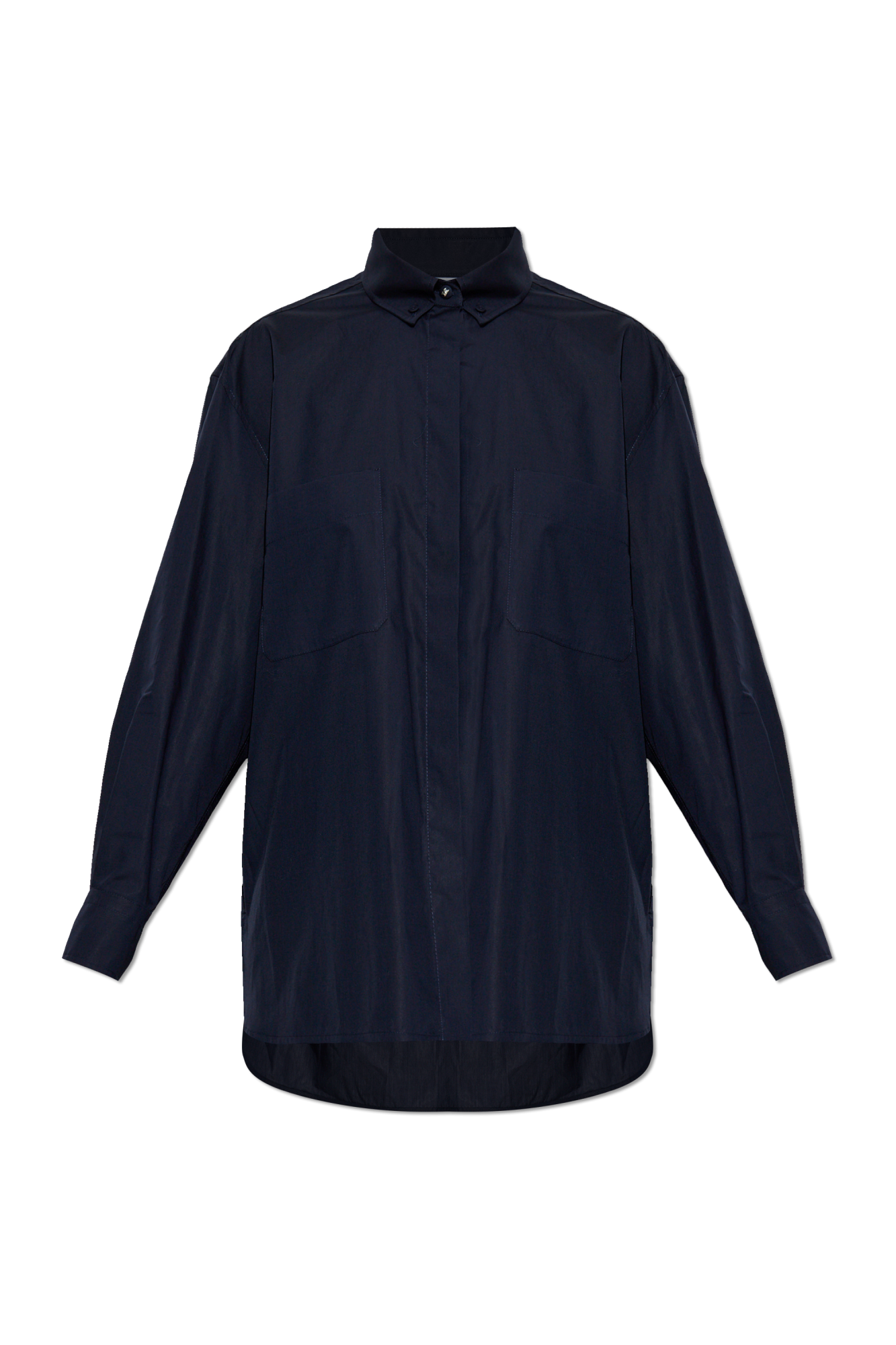 Max Mara Koszula `Mozaert`, Kobiety, Granatowy