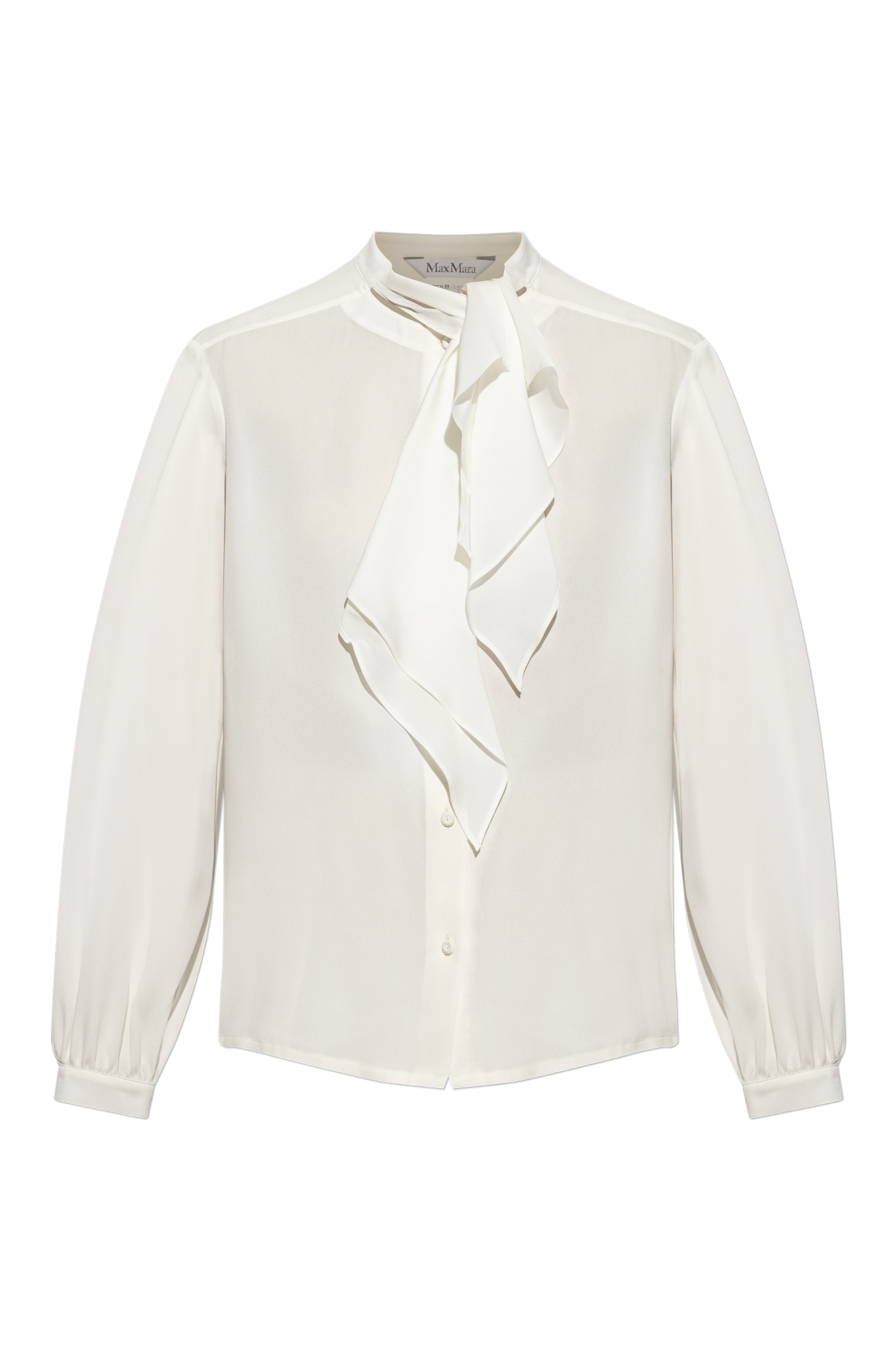 Max Mara Jedwabna Koszula ‘Leccio’, Kobiety, Biały