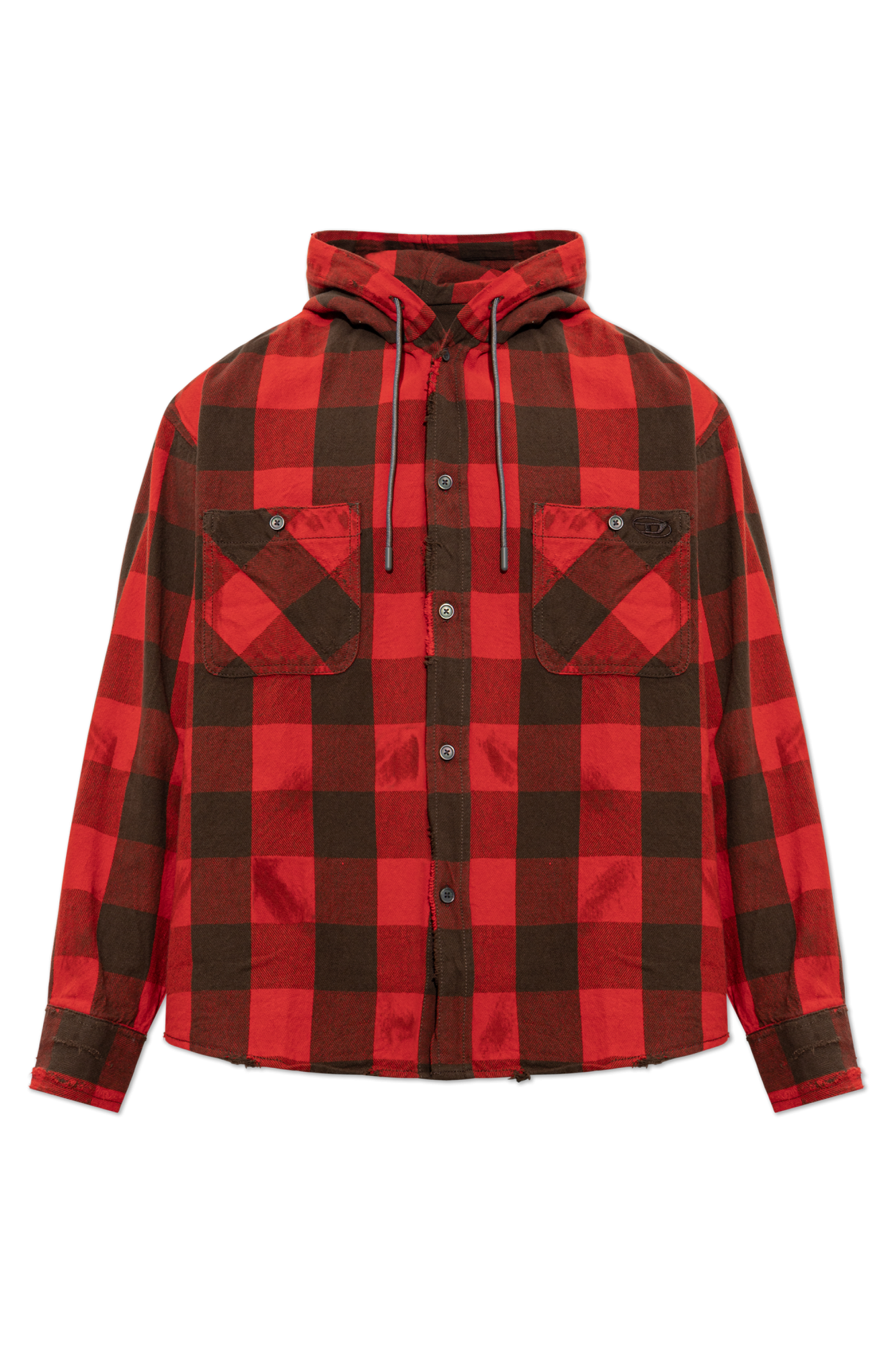 Diesel Koszula ‘S-DRUM-HOODY’, Mężczyźni, Czerwony