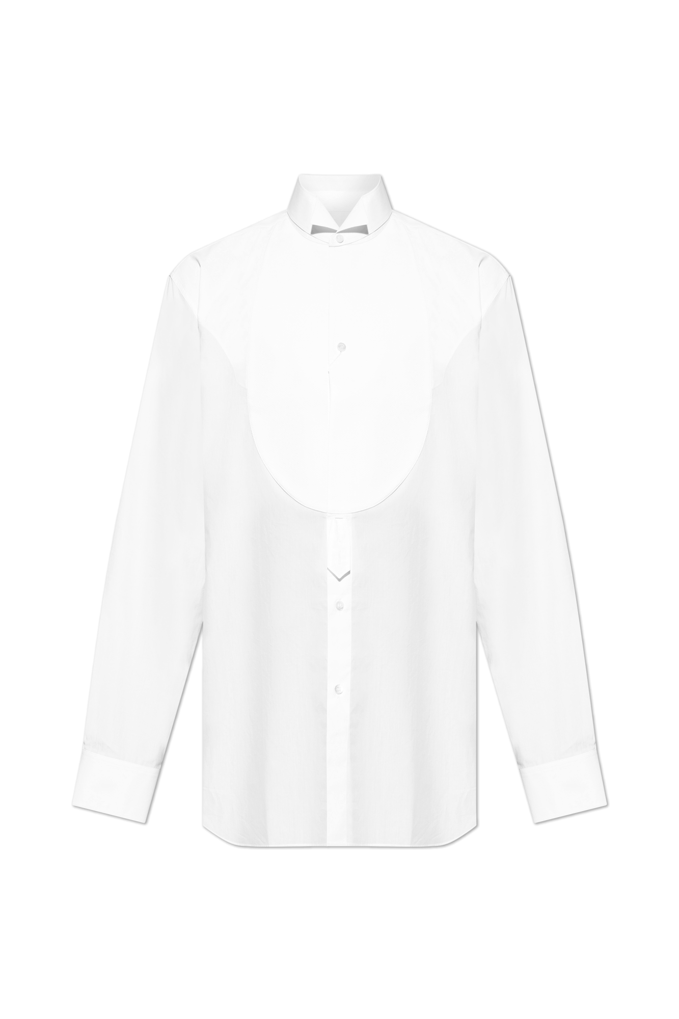 Maison Margiela Bawełniana Koszula, Mężczyźni, Biały