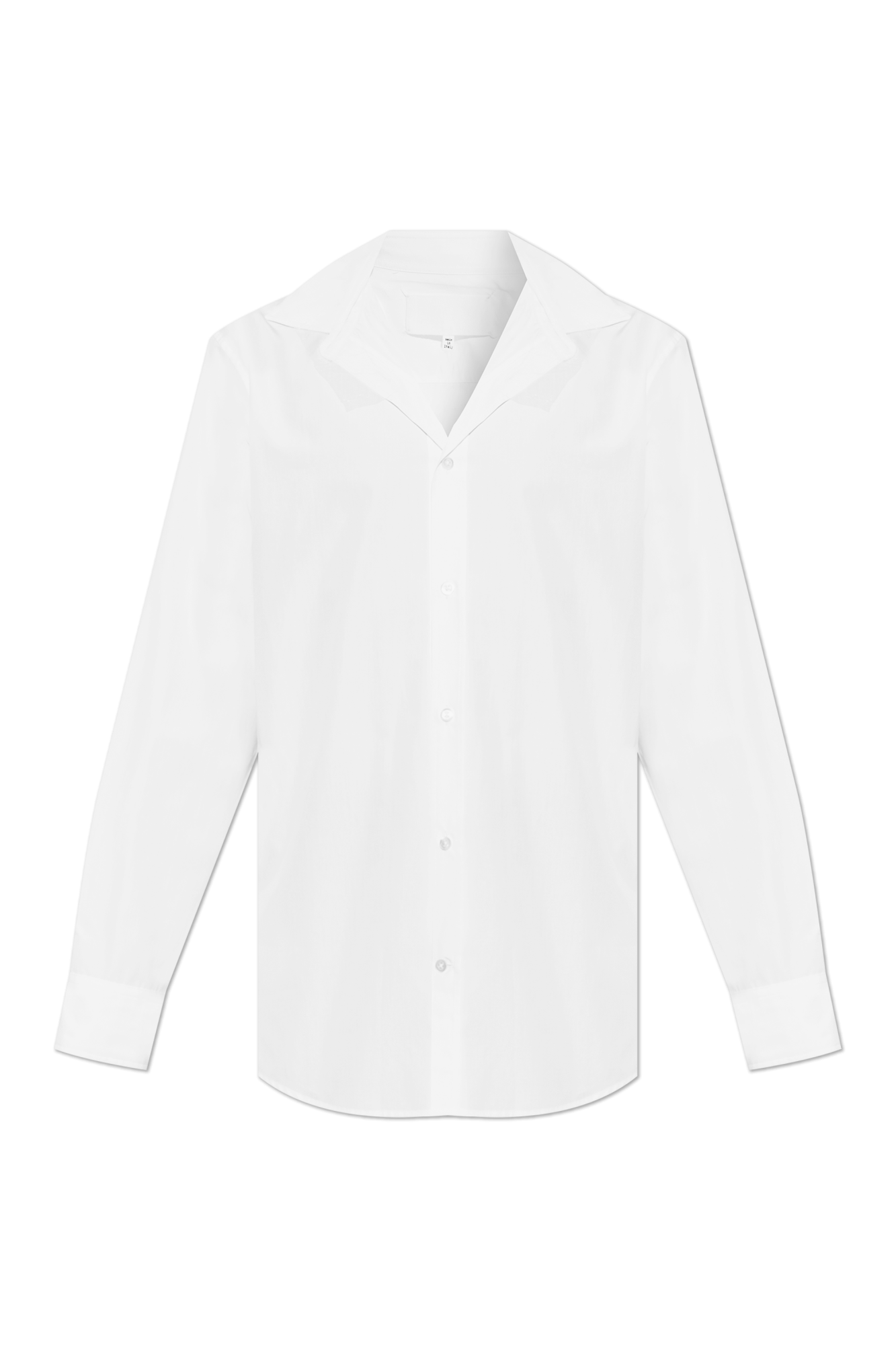 Maison Margiela Koszula Z Dekoltem W Serek, Mężczyźni, Biały